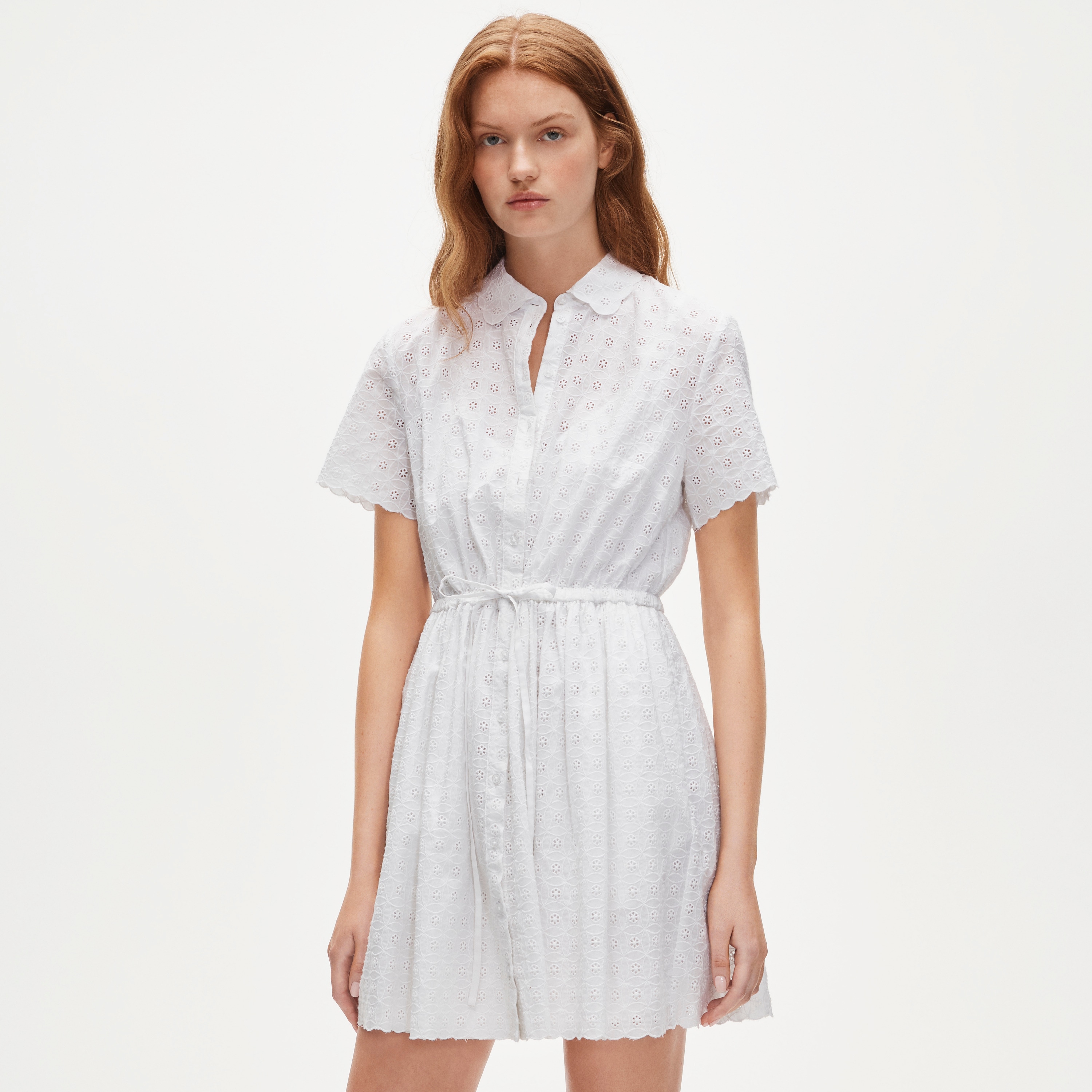 Short-sleeve Gwyneth Cupro-blend Slip Dress In Becklow Dot For