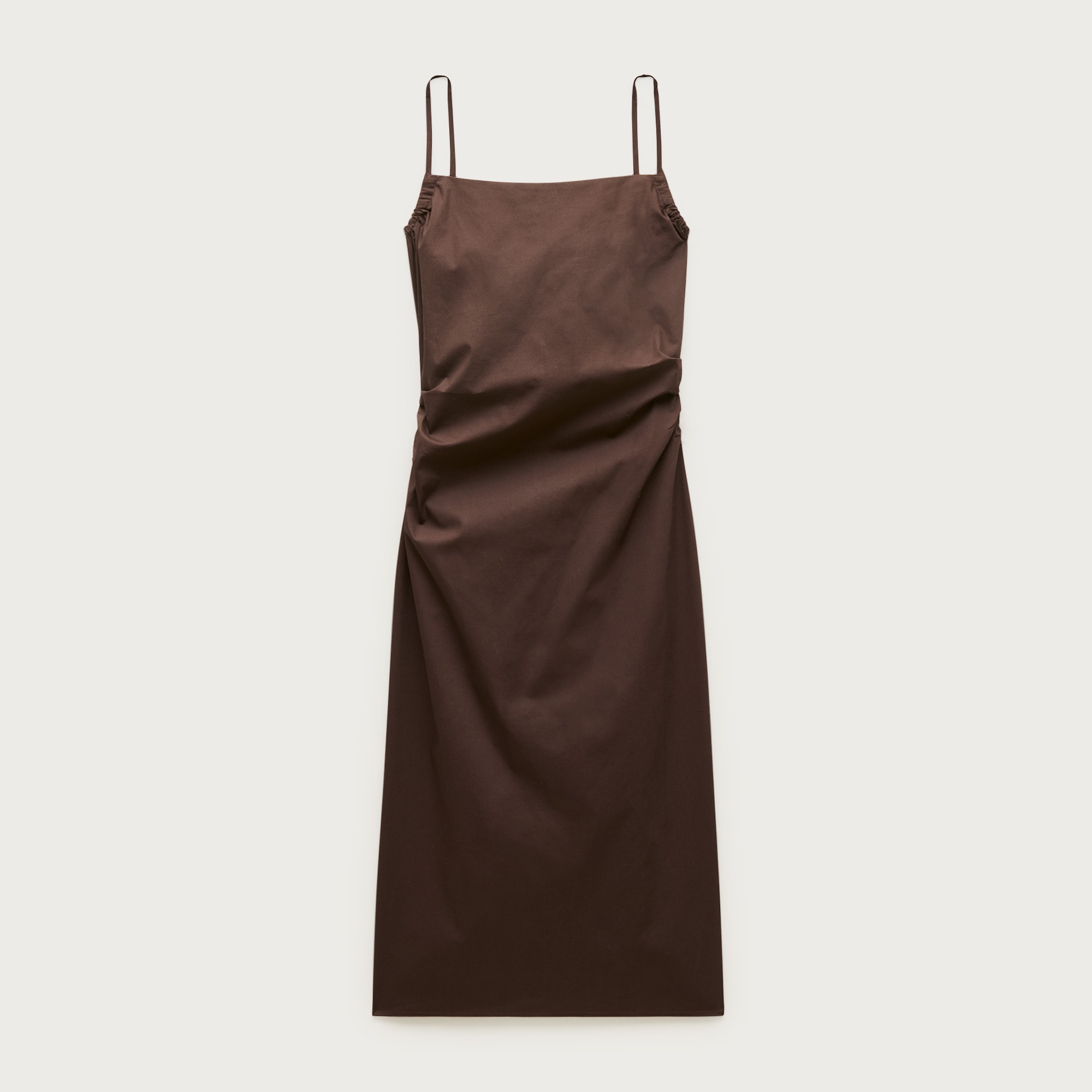 Ruched sheath dress in stretch poplin from J.Crew - $206
