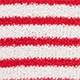 Girls' Marina beach sweater in striped cotton blend IVORY CRIMSON MULTI