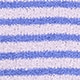 Girls' Marina beach sweater in striped cotton blend LAVENDER LILAC MULTI