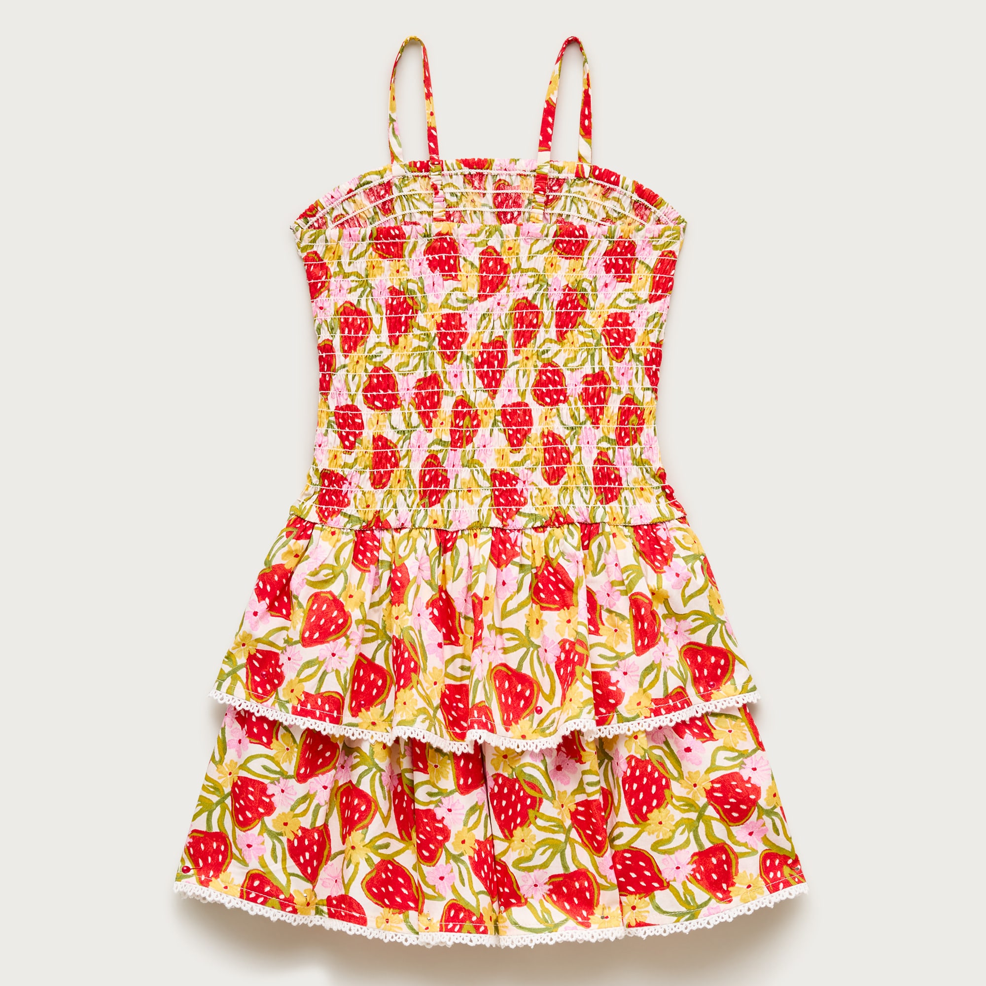 Girls' cupcake dress in cotton poplin