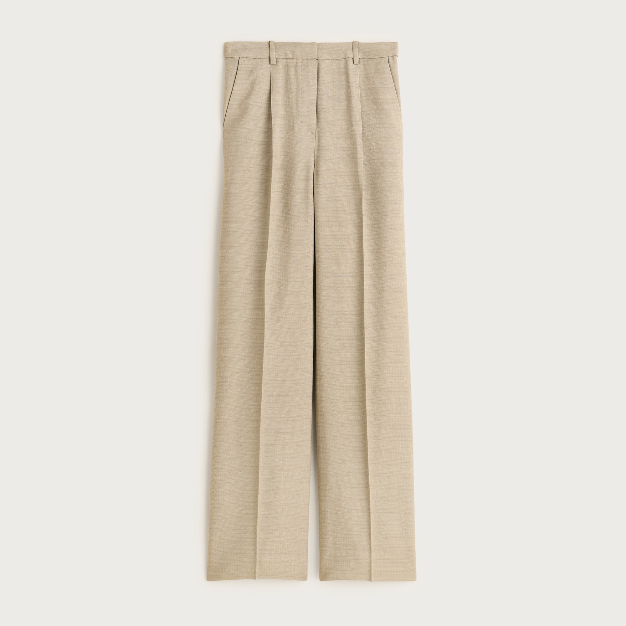 Essential wide-leg pant in luster canvas