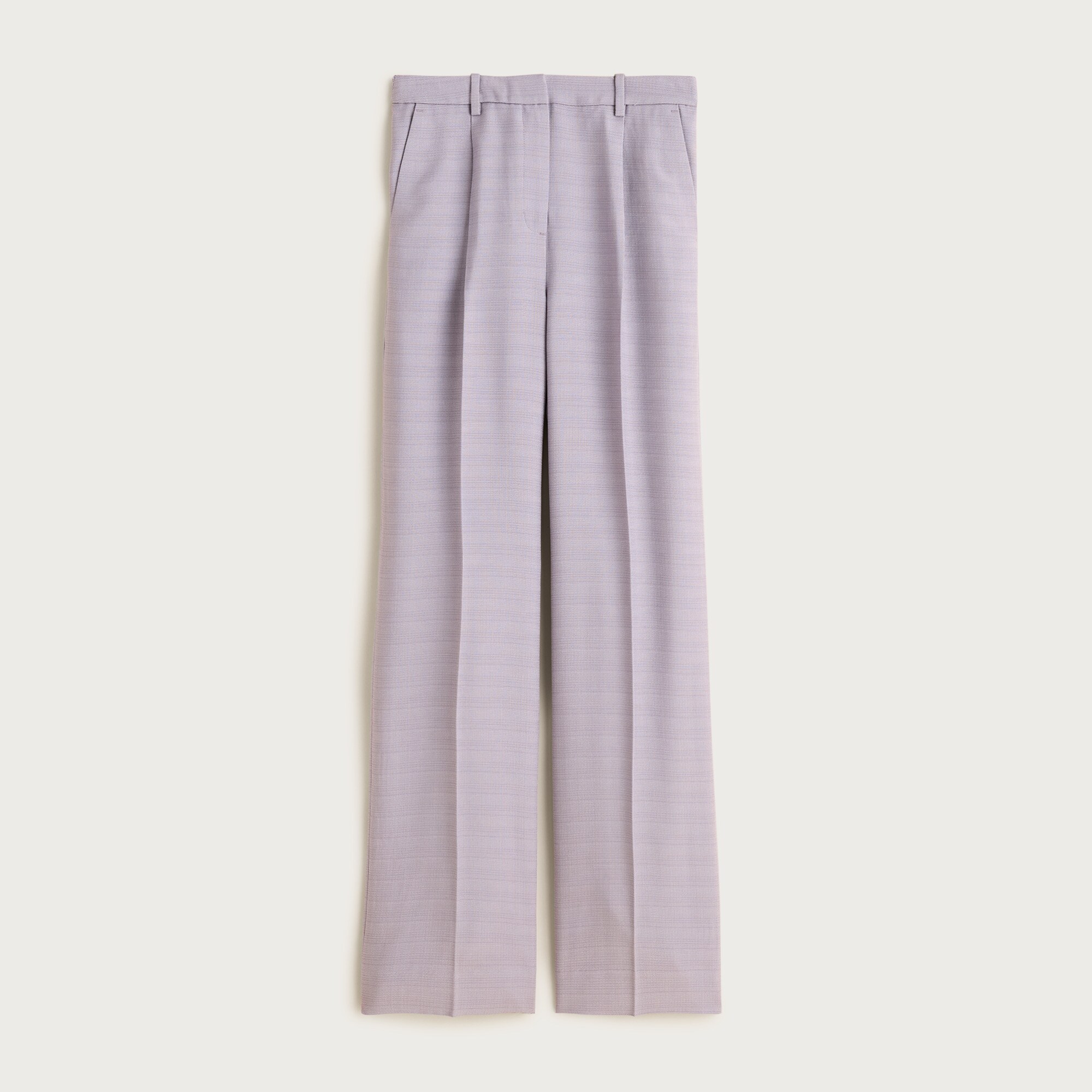 Essential wide-leg pant in luster canvas