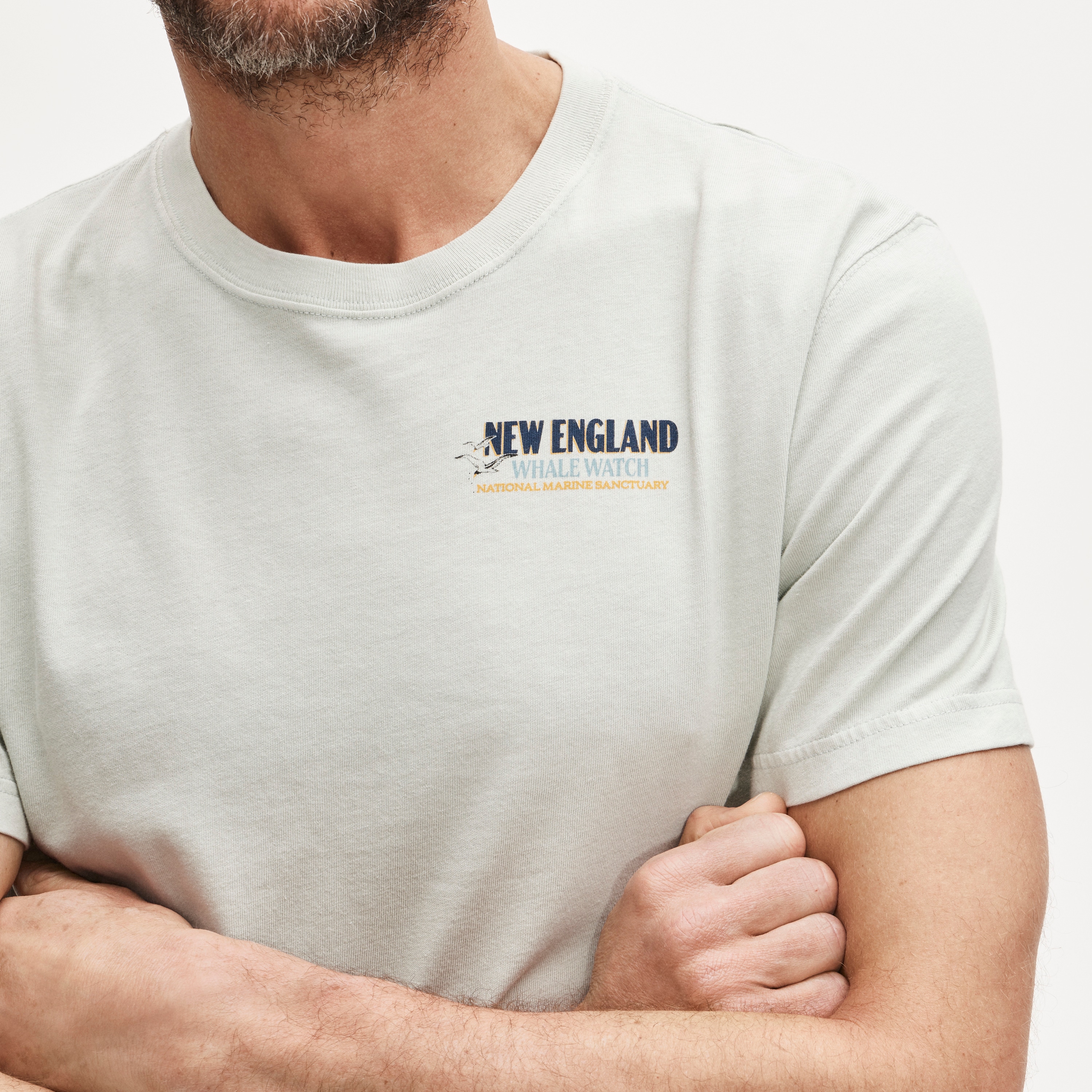 Vintage-wash cotton graphic T-shirt