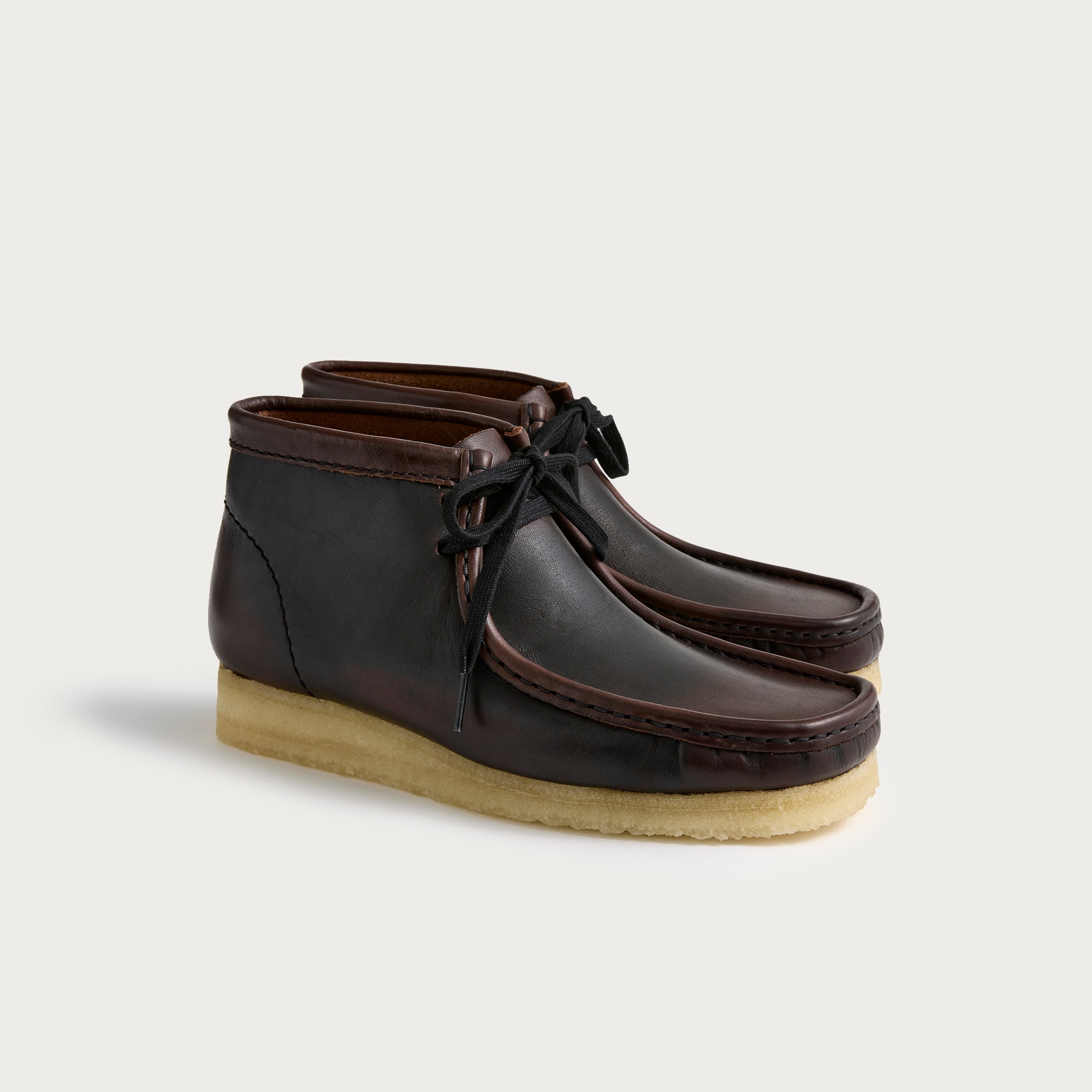 mens Clarks&reg; Original Wallabee&reg; leather boots