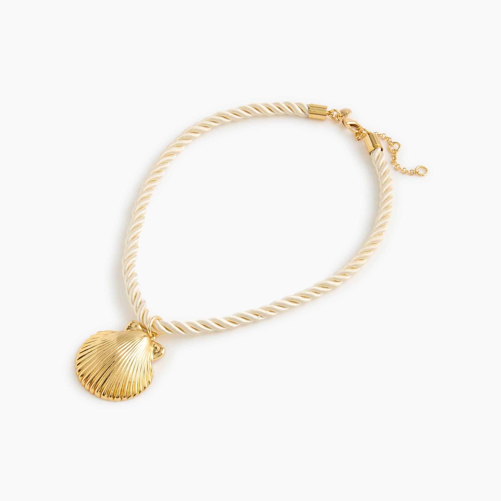 braided seashell necklace for women