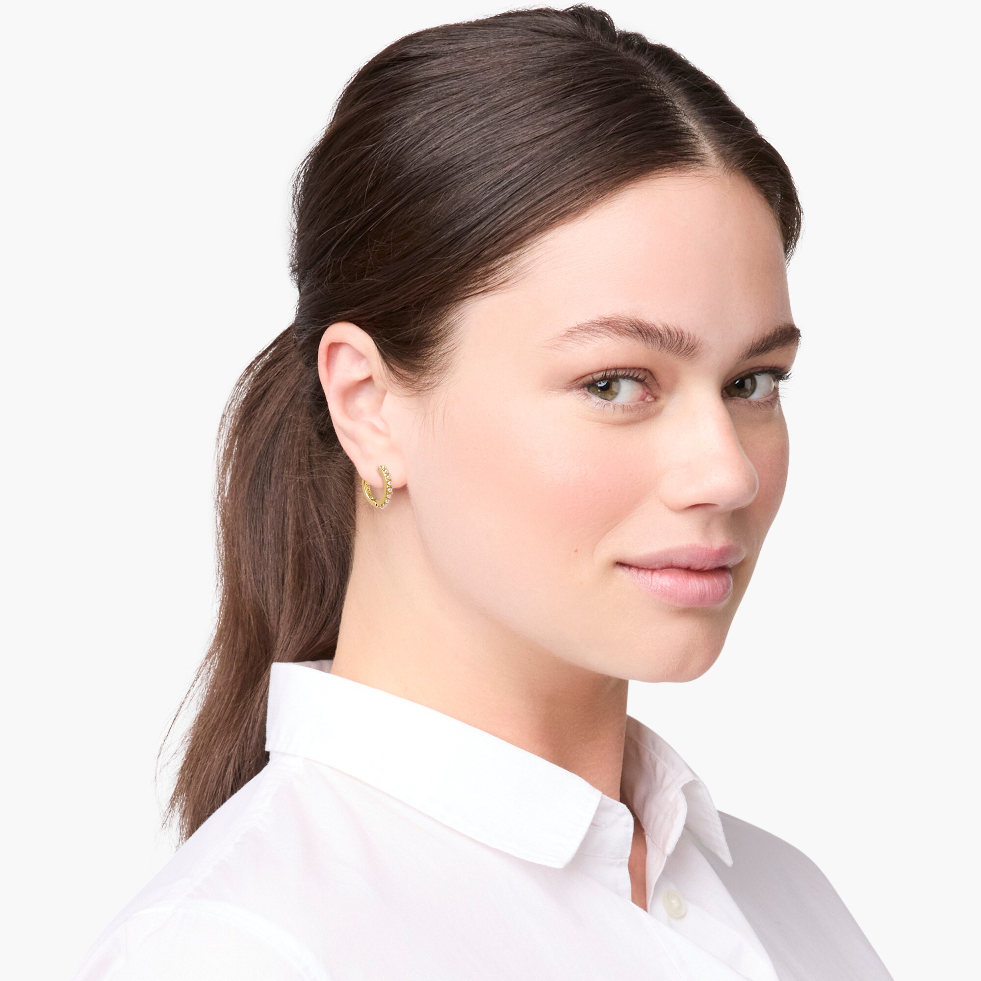 Pearl stud earrings set-of-three