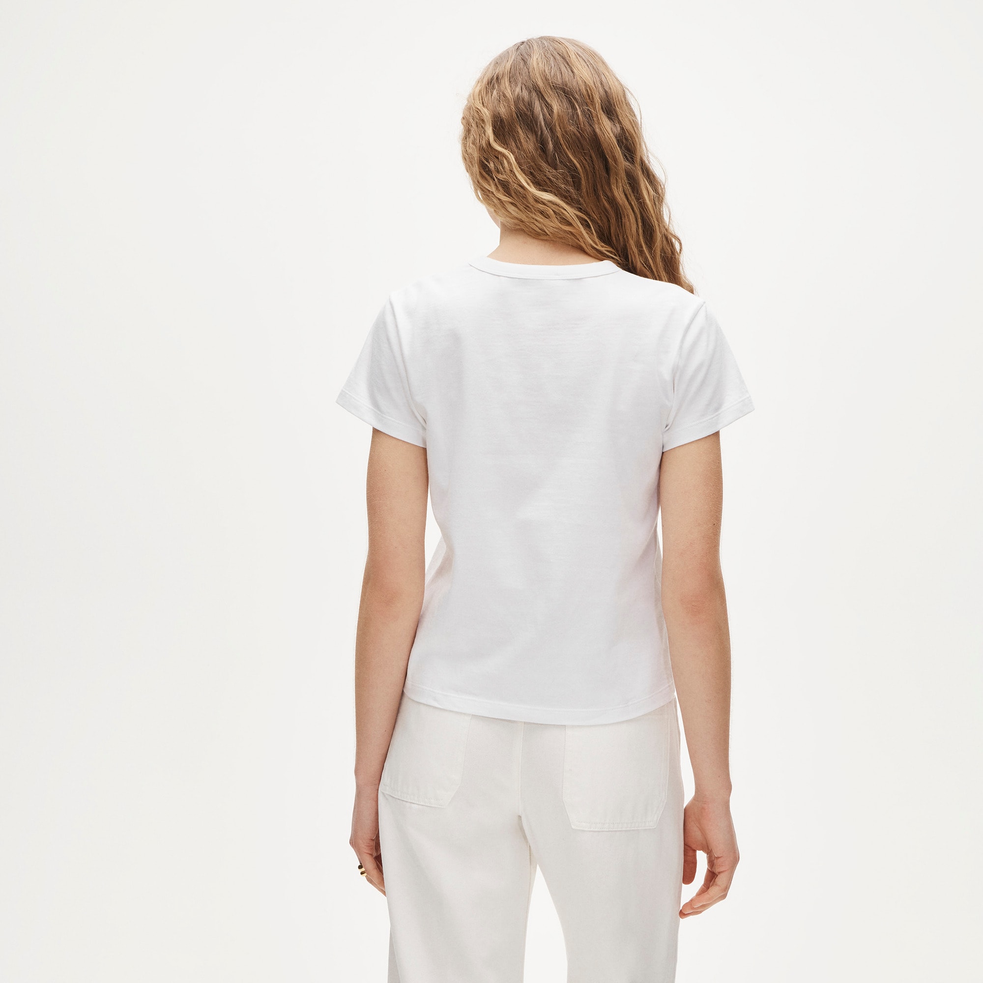Boyfriend jersey classic-fit embroidered "Mama" T-shirt