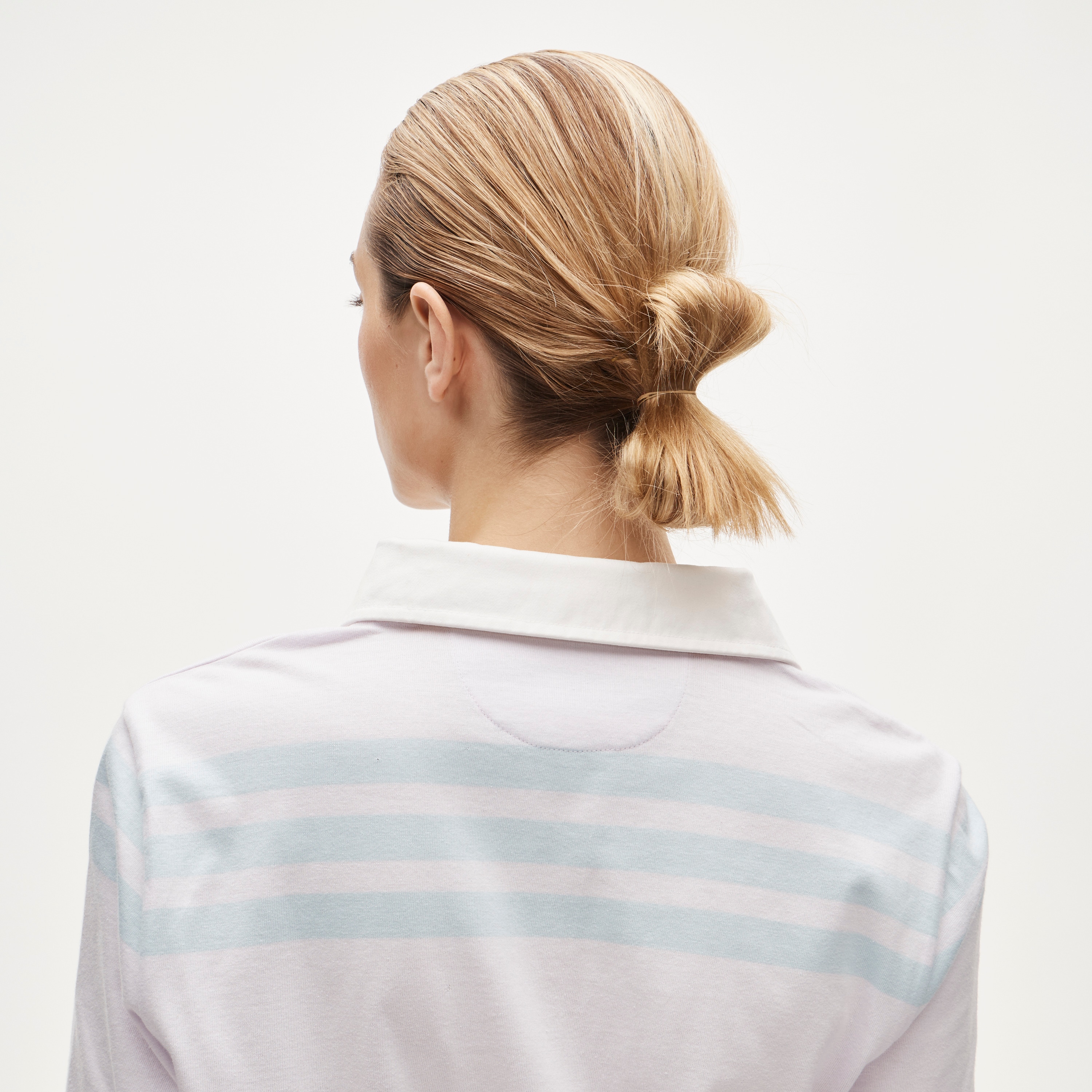Boyfriend jersey rugby shirt in stripe