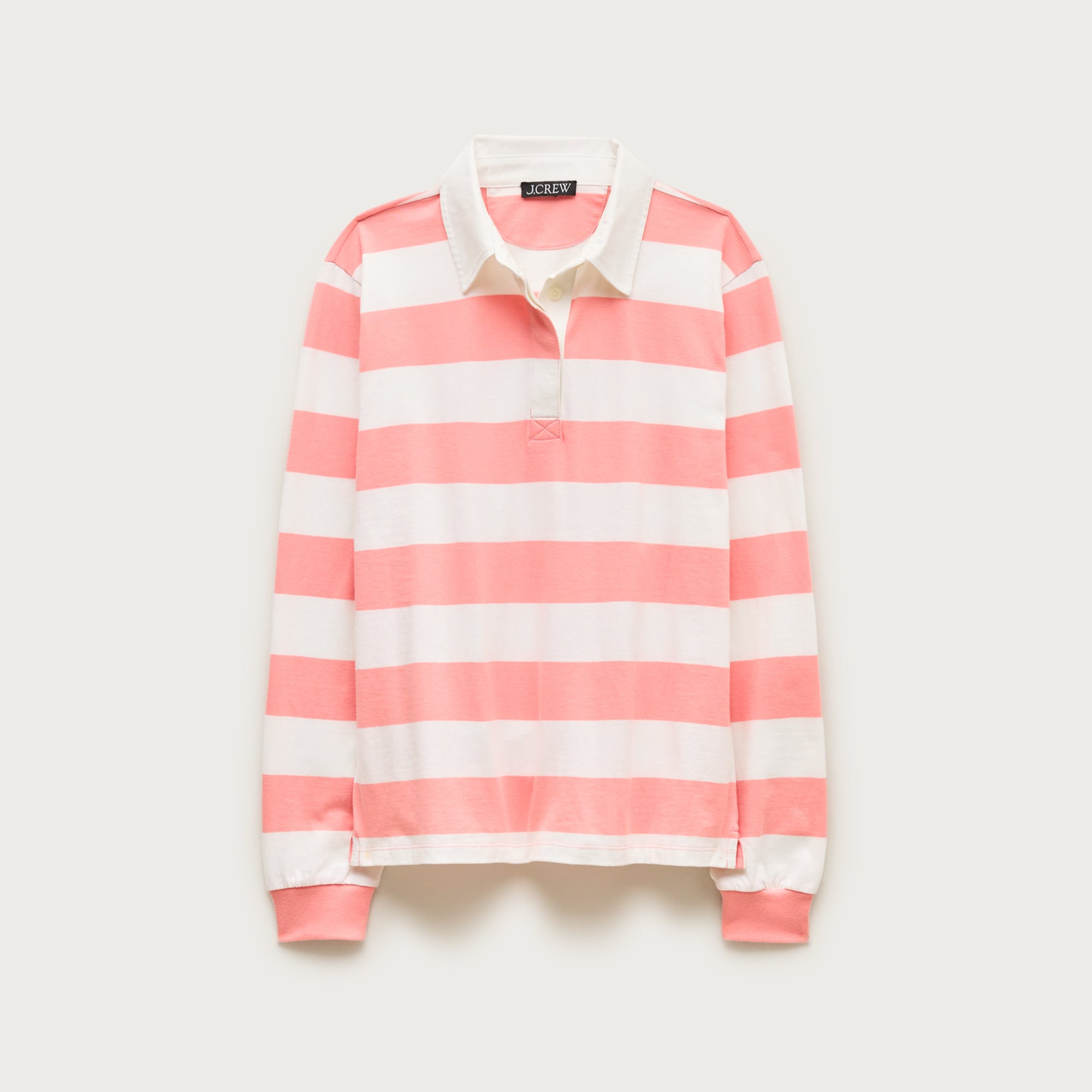 Boyfriend jersey rugby shirt in stripe