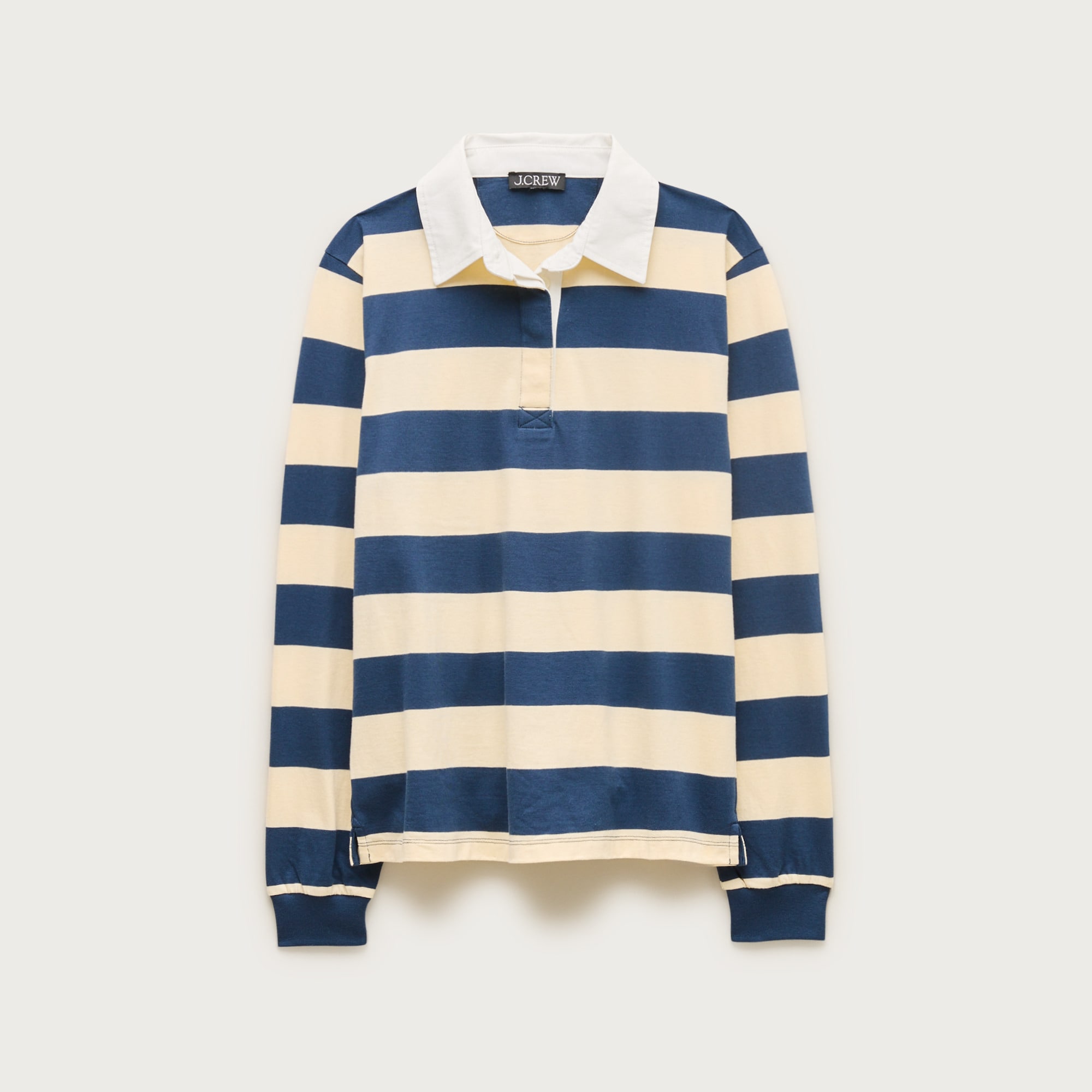 Boyfriend jersey rugby shirt in stripe from J.Crew - $98