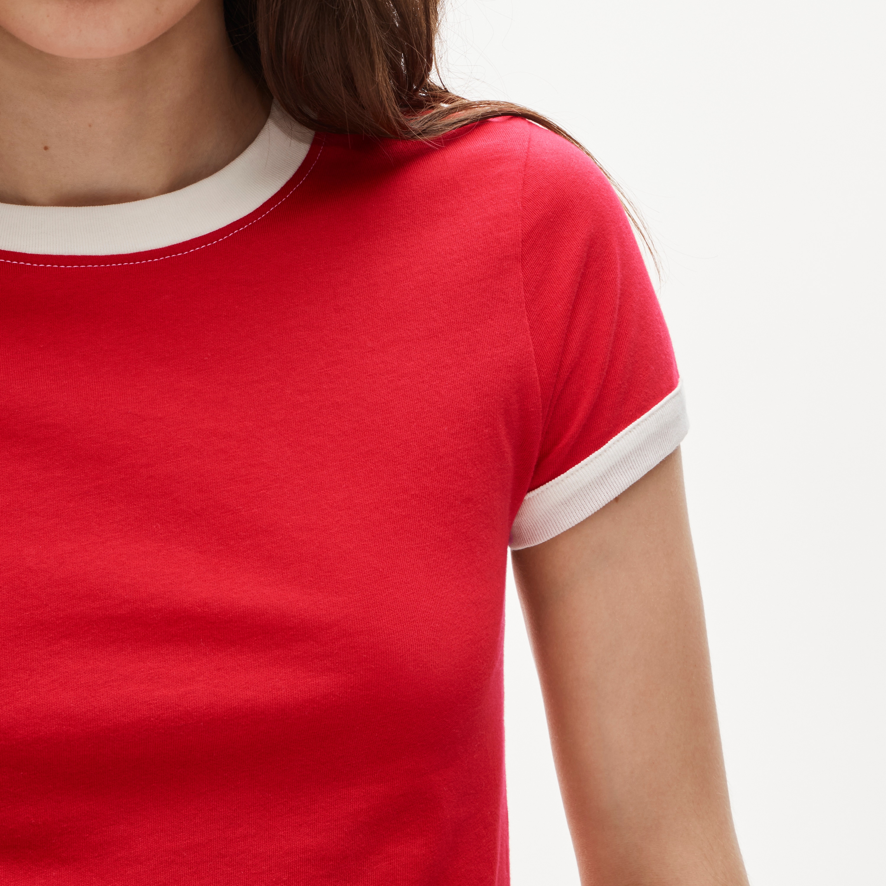 Vintage jersey ringer T-shirt - image 4