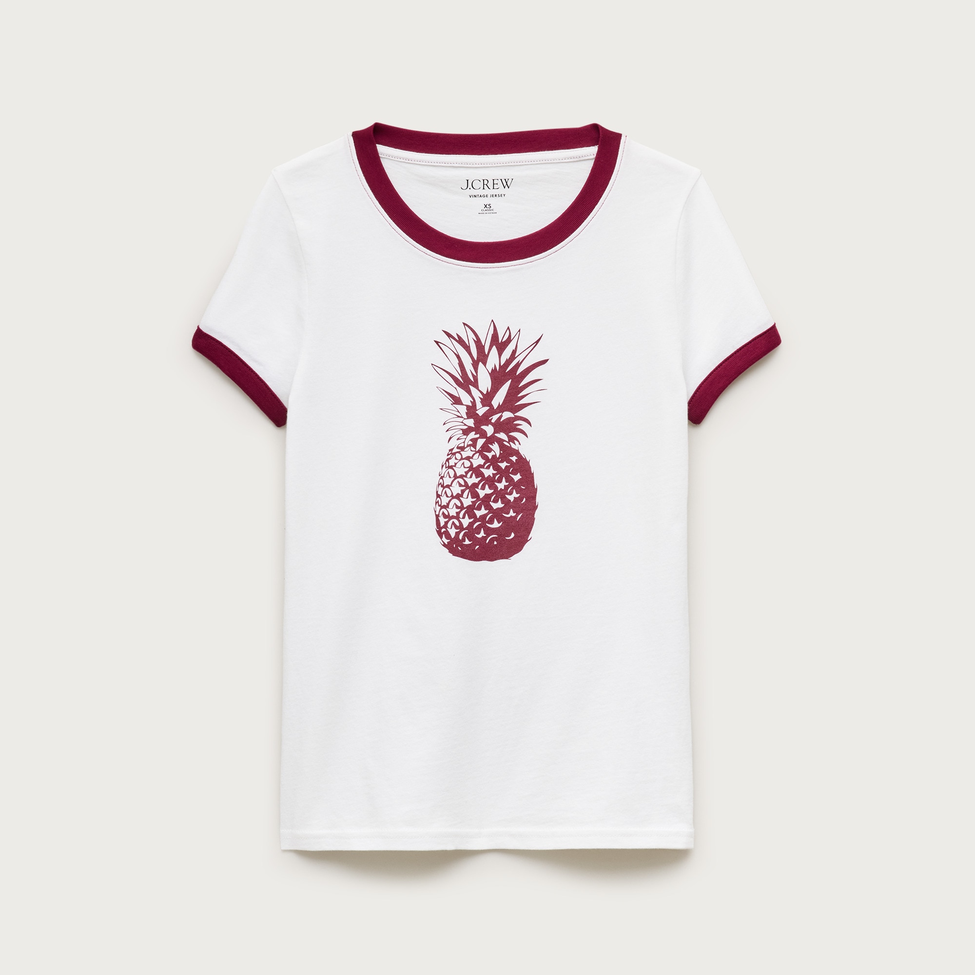 Vintage jersey pineapple graphic ringer T-shirt from J.Crew - $49.50