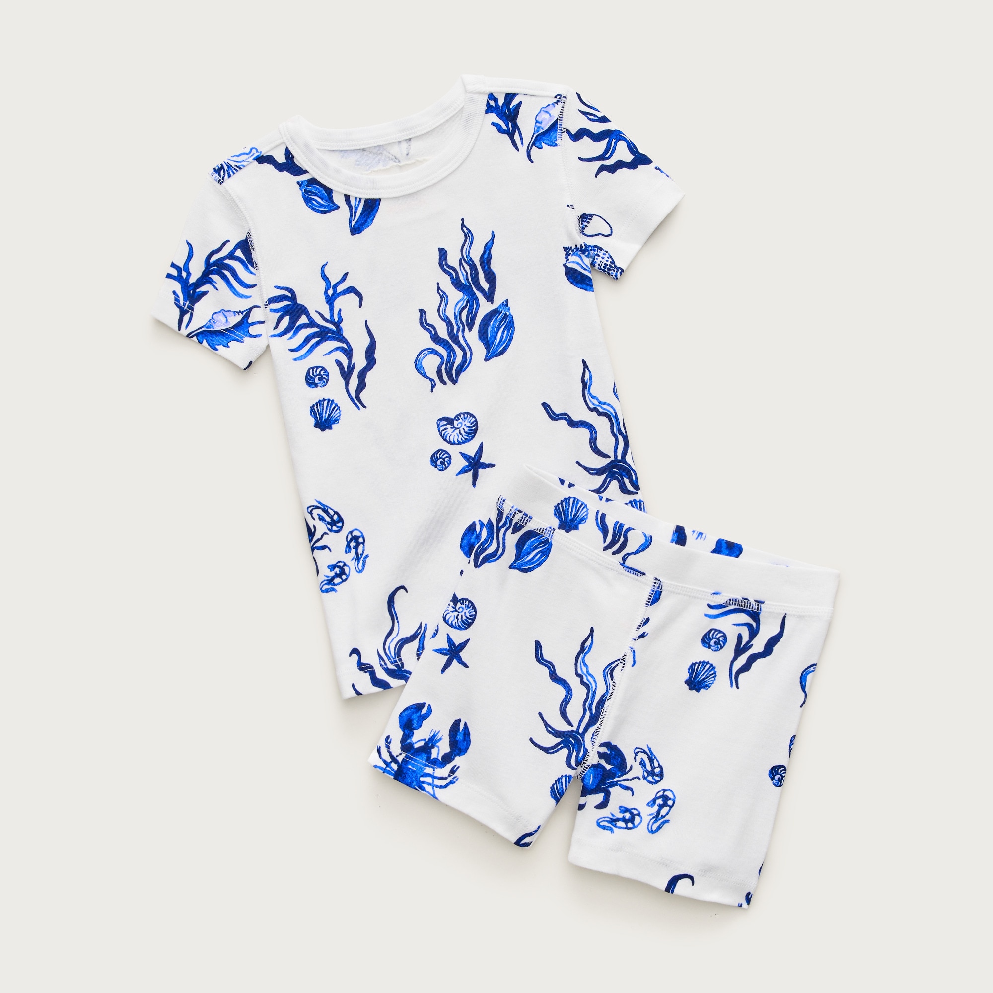 Girls' cotton short sleep set in prints from J.Crew - $44.50