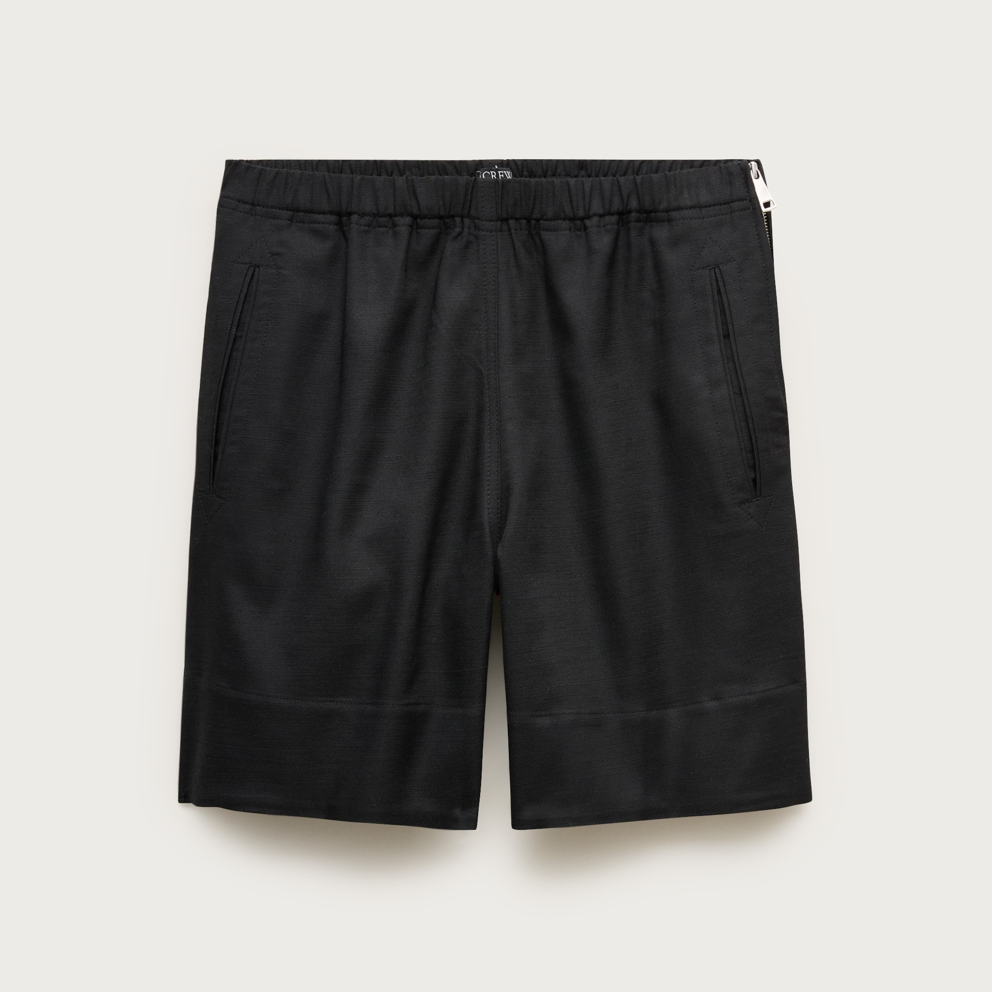 6" short in Gramercy linen blend