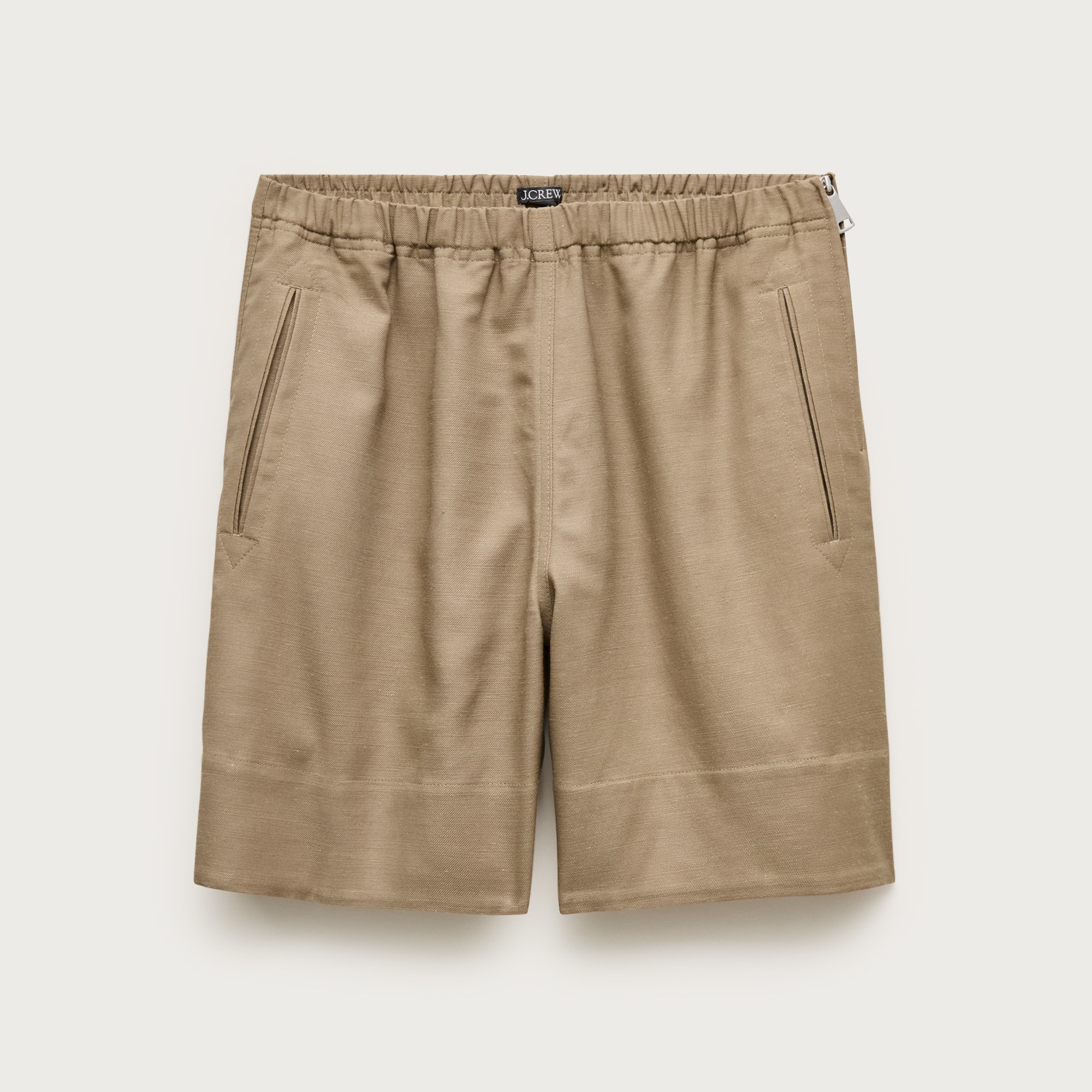 6" short in Gramercy linen blend
