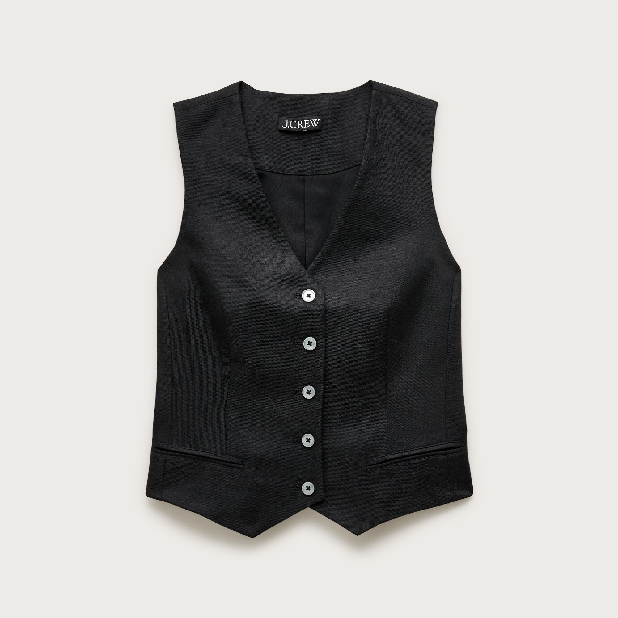 Shrunken V-neck Vest Top In Stripe For Women | J.Crew