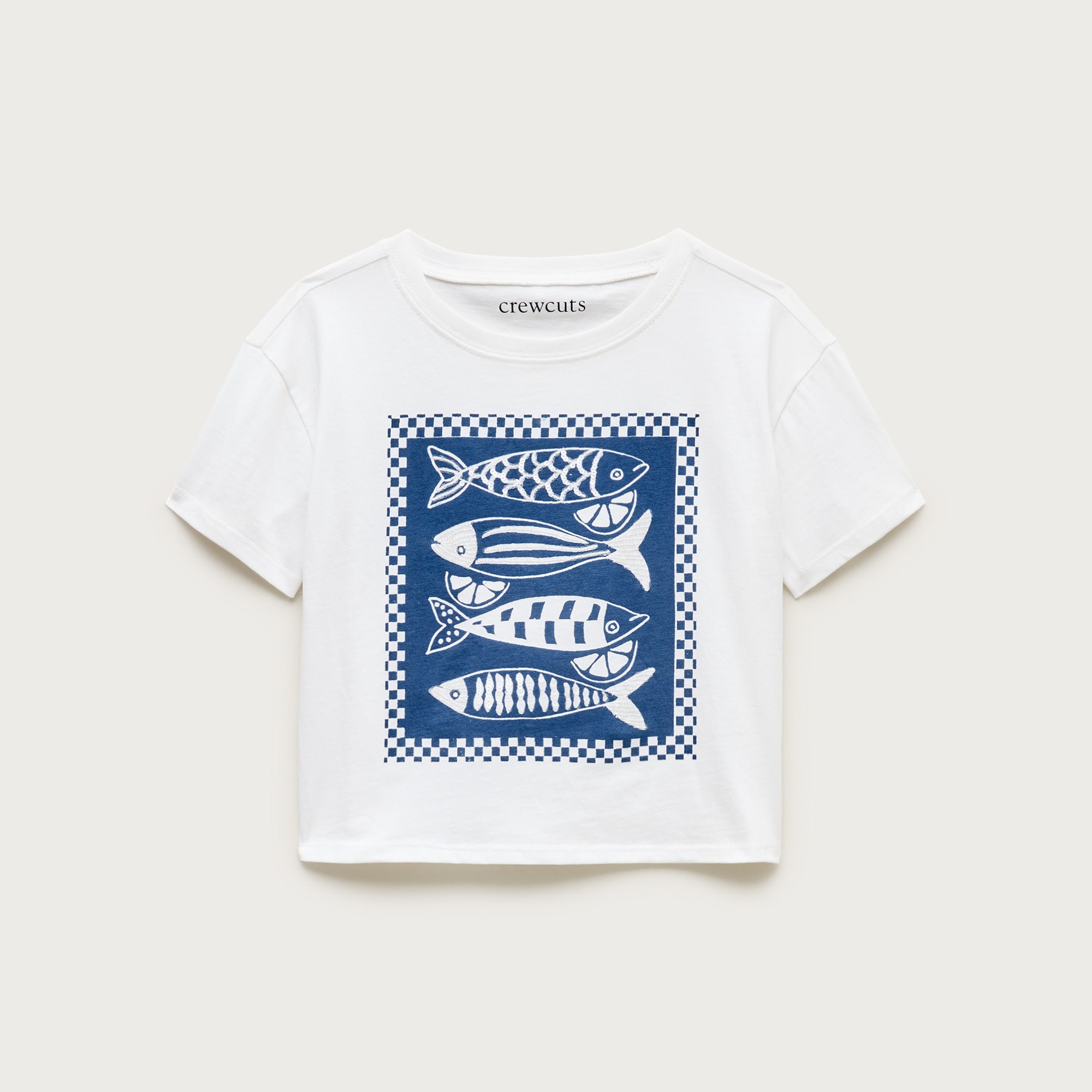 Girls' short-sleeve fish graphic T-shirt with sequins from J.Crew - $24.50