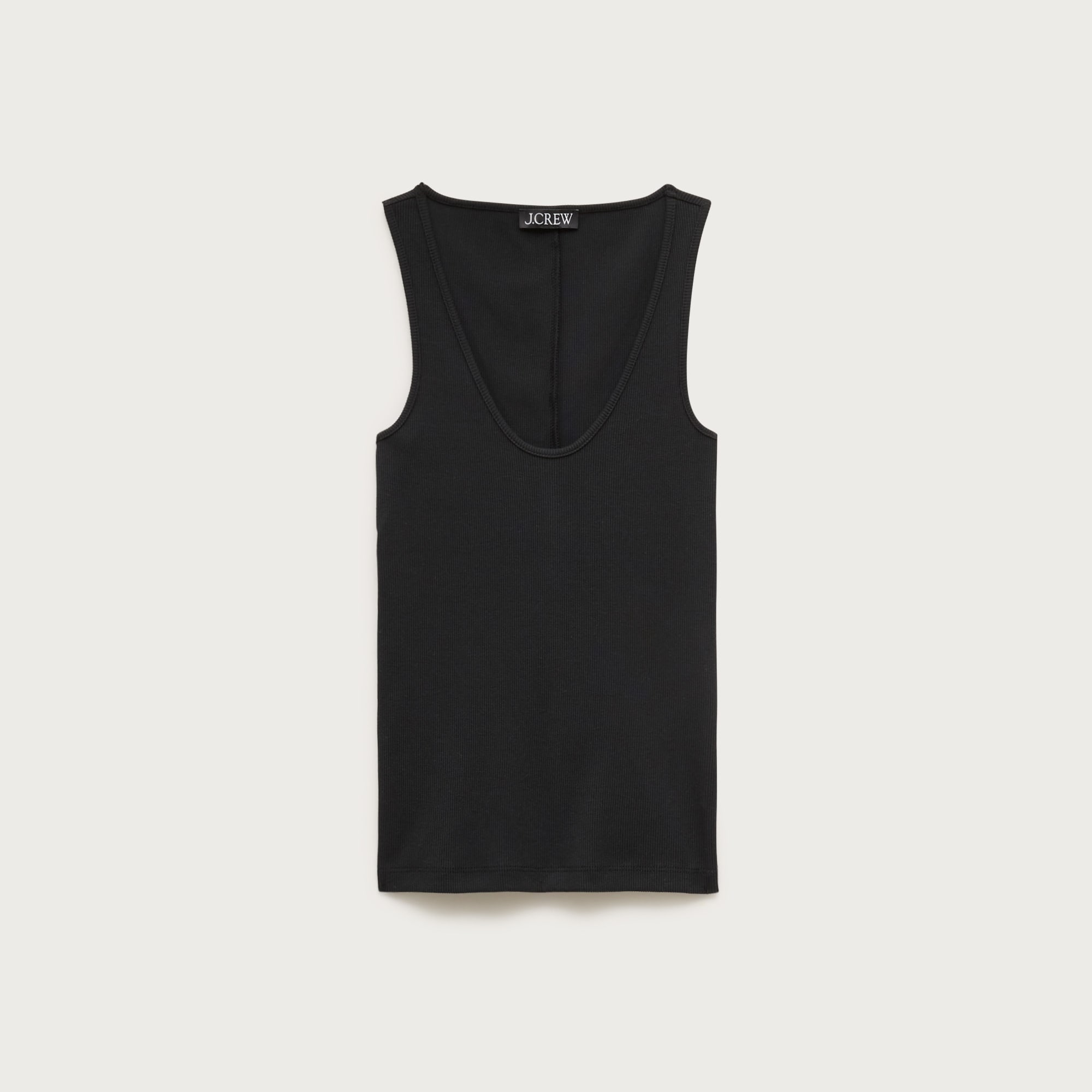 Perfect rib V-neck tank top