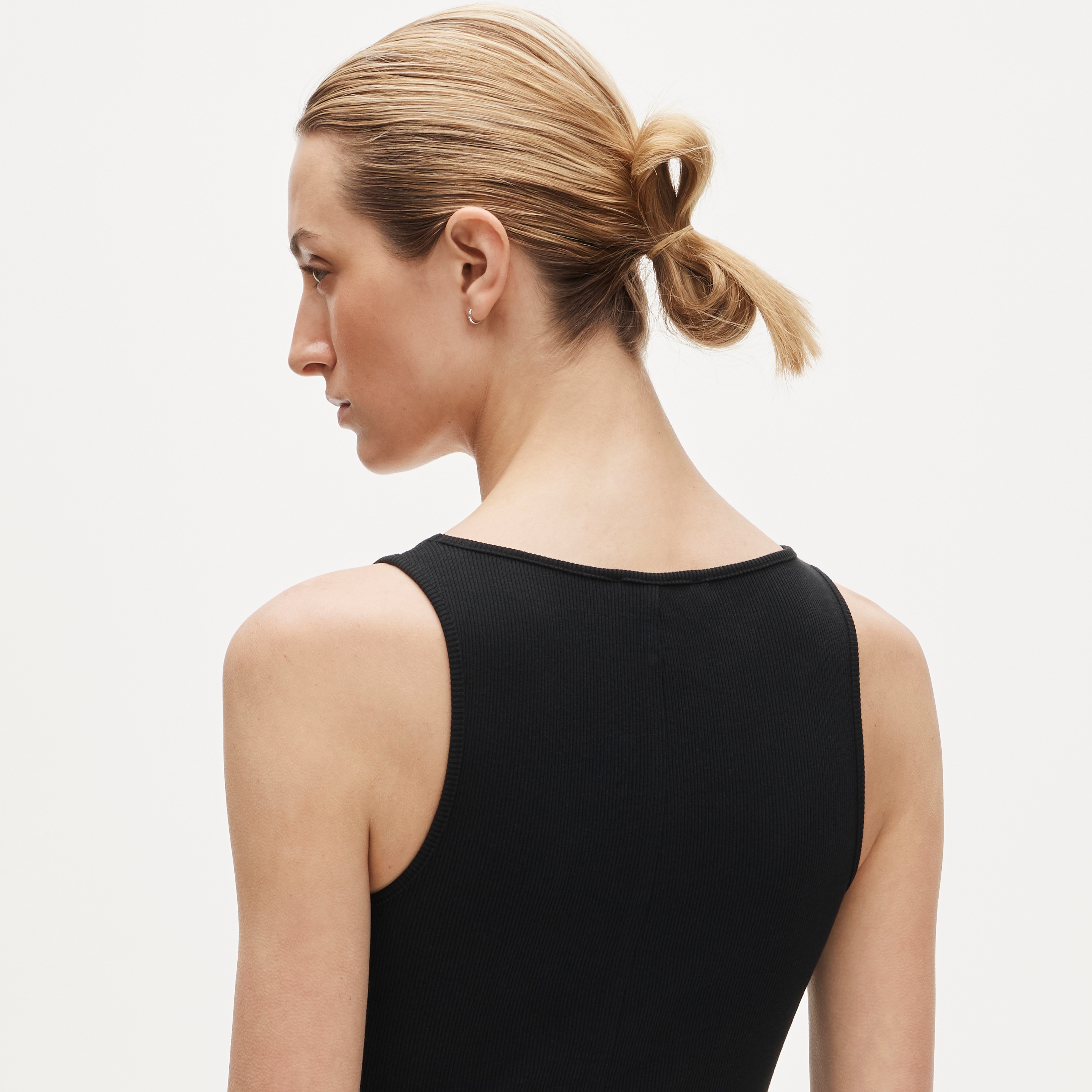 Perfect rib V-neck tank top