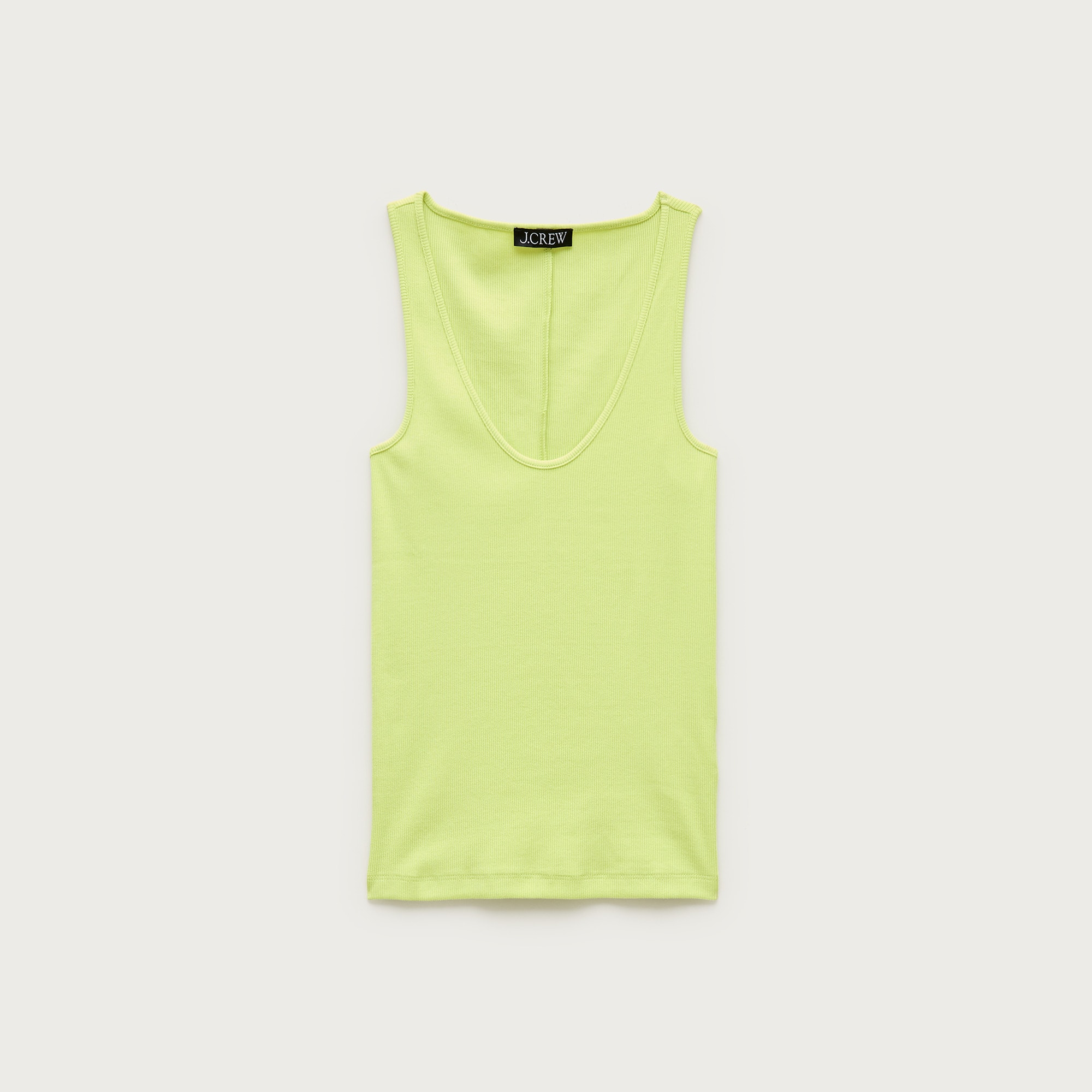 Perfect rib V-neck tank top