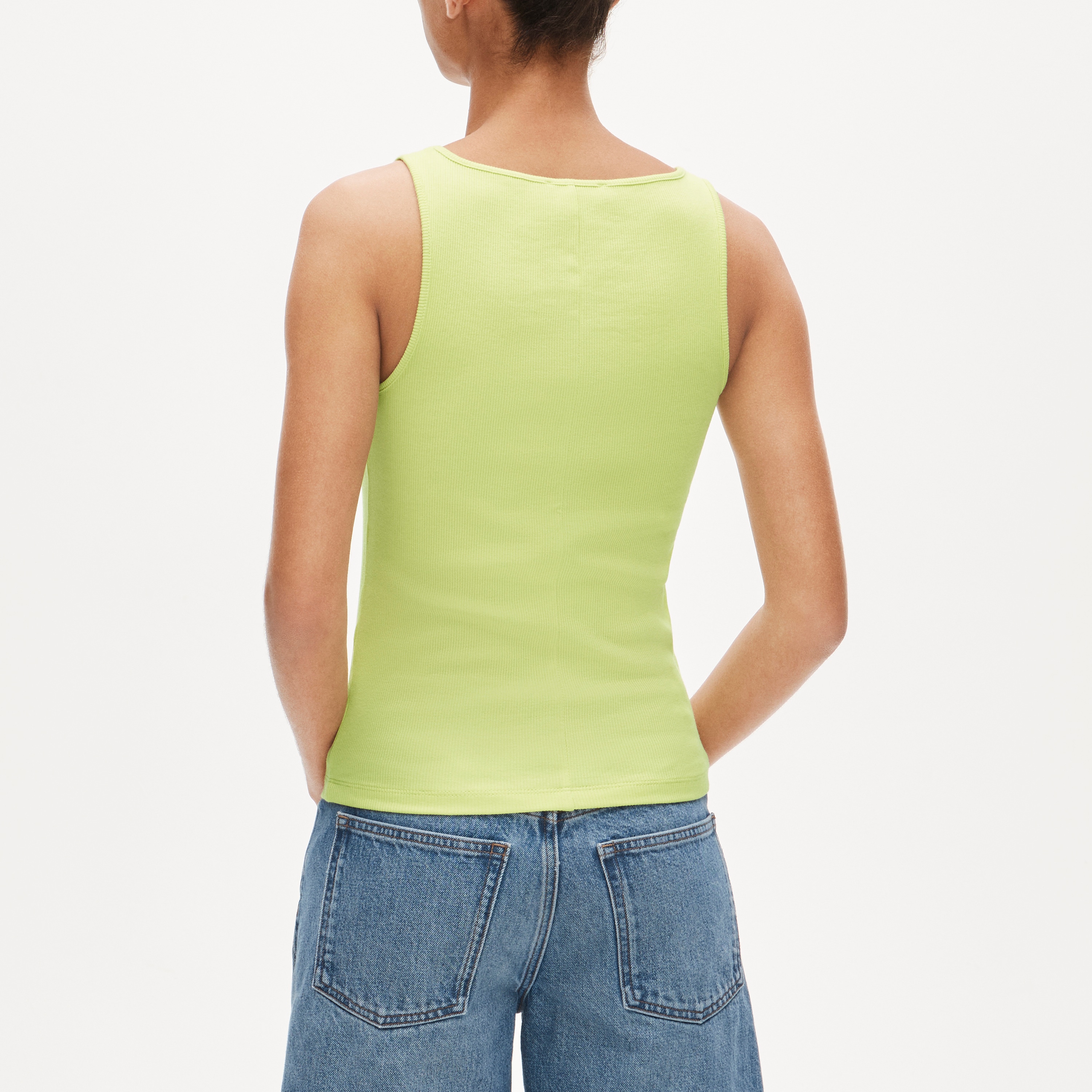 Perfect rib V-neck tank top