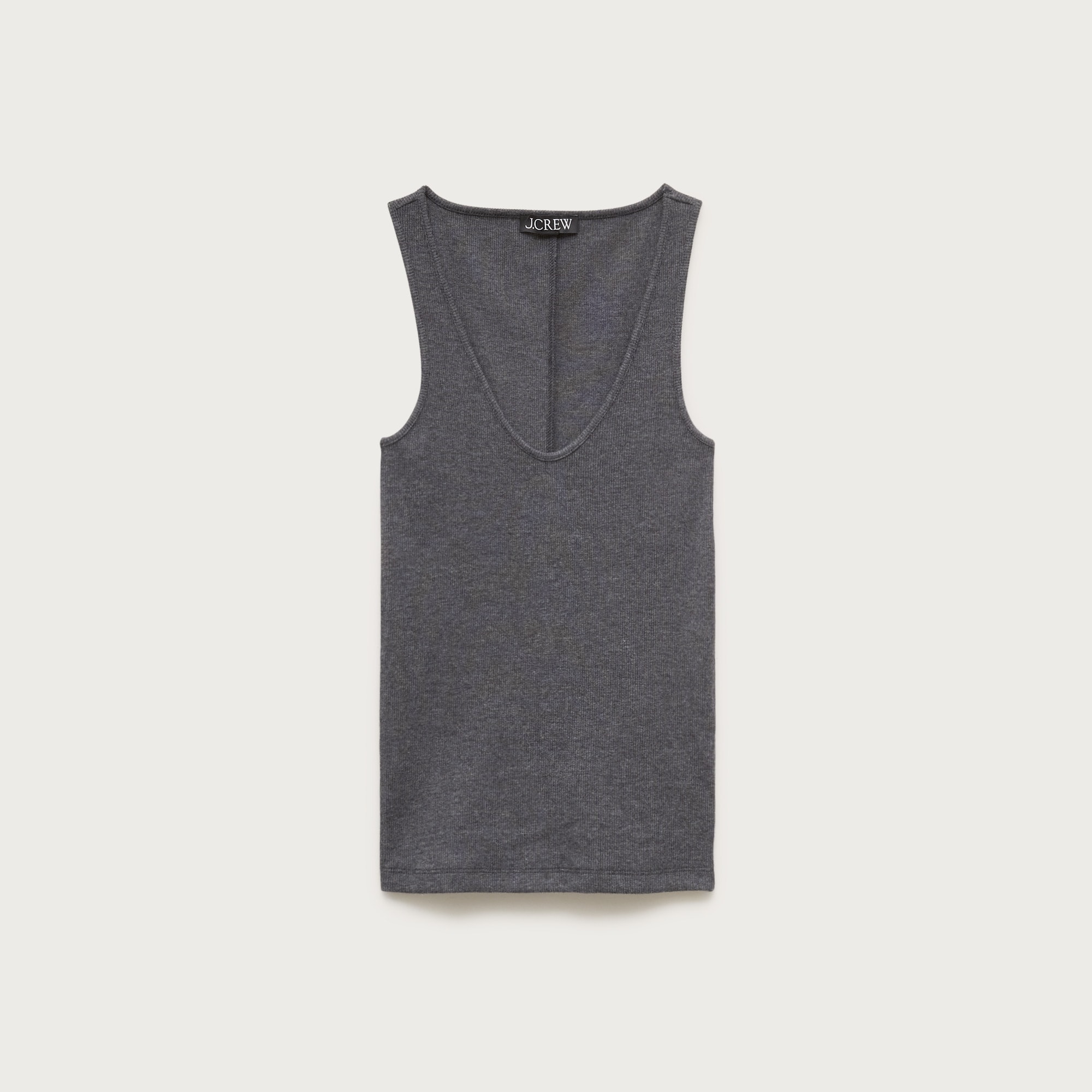 Perfect rib V-neck tank top