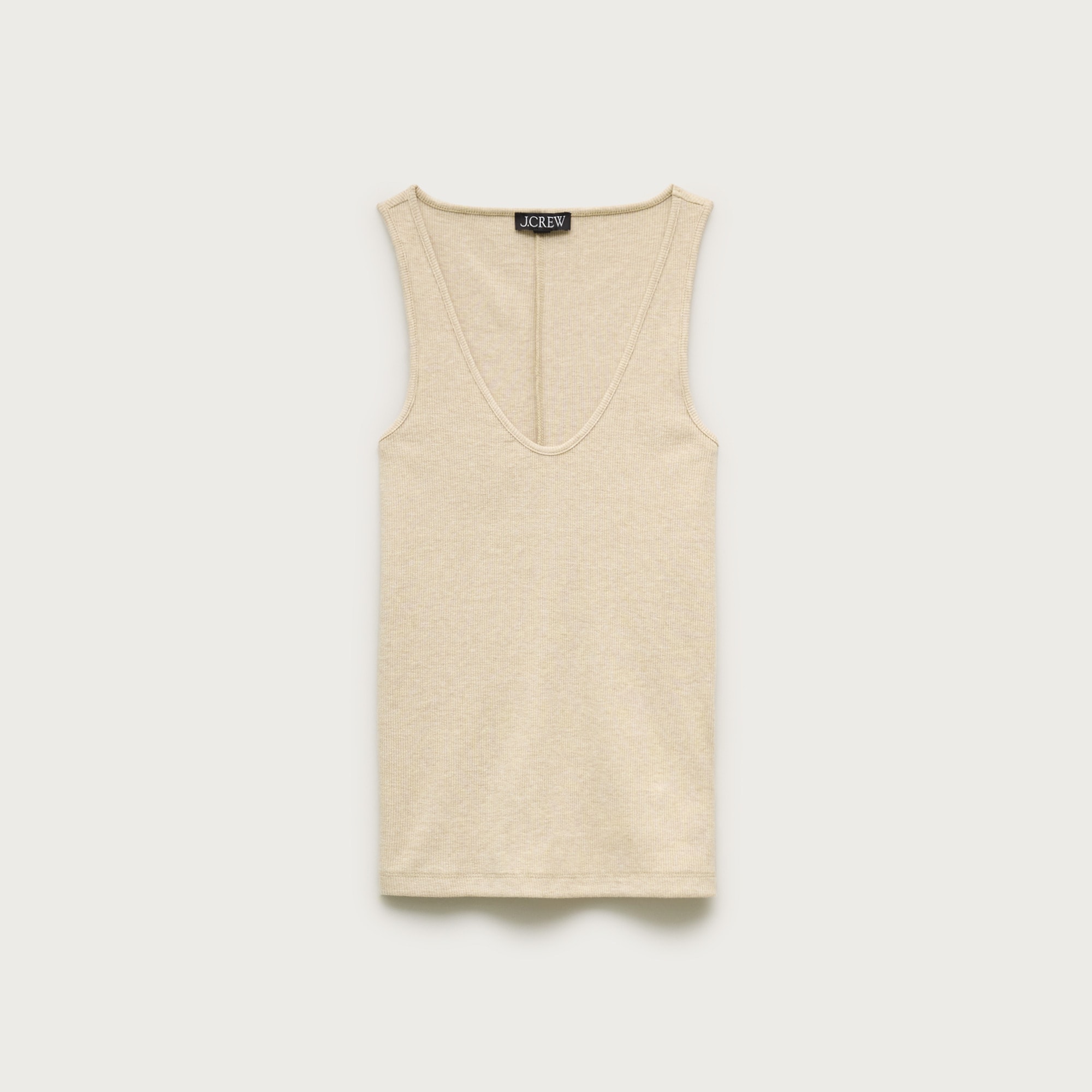 Perfect rib V-neck tank top