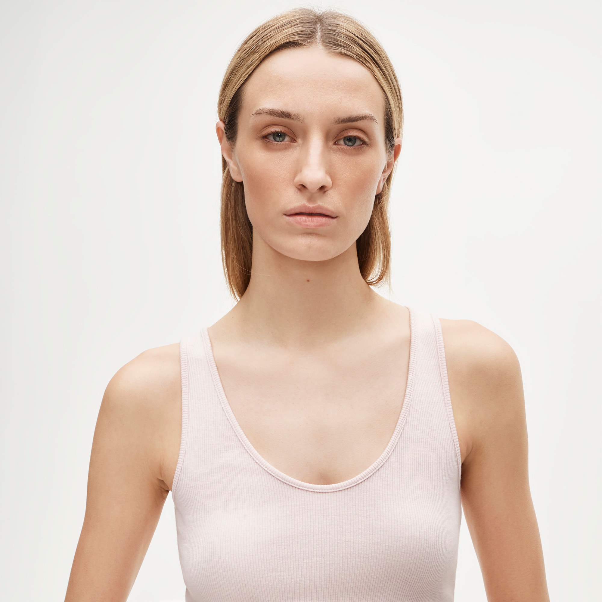 Perfect rib V-neck tank top