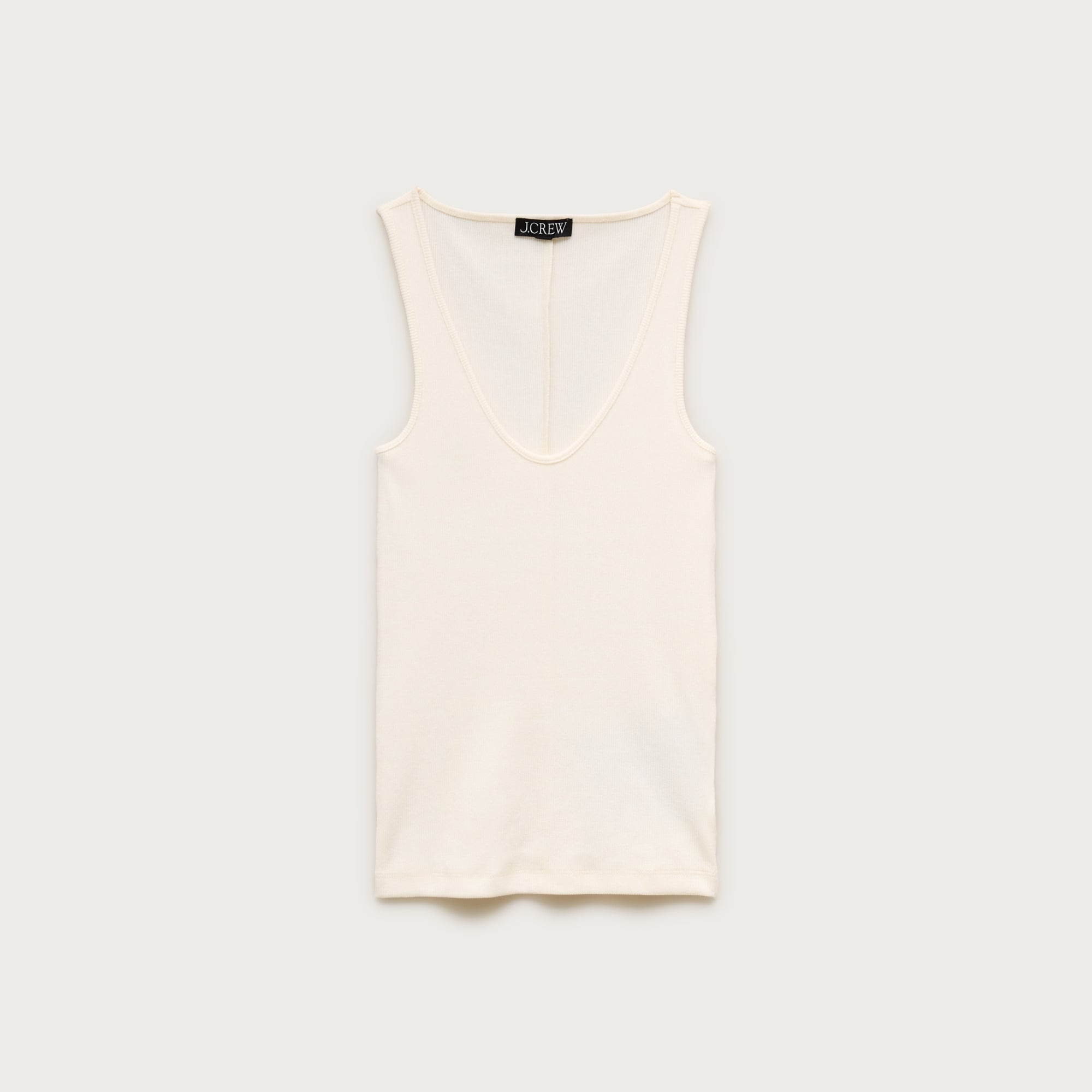Perfect rib V-neck tank top