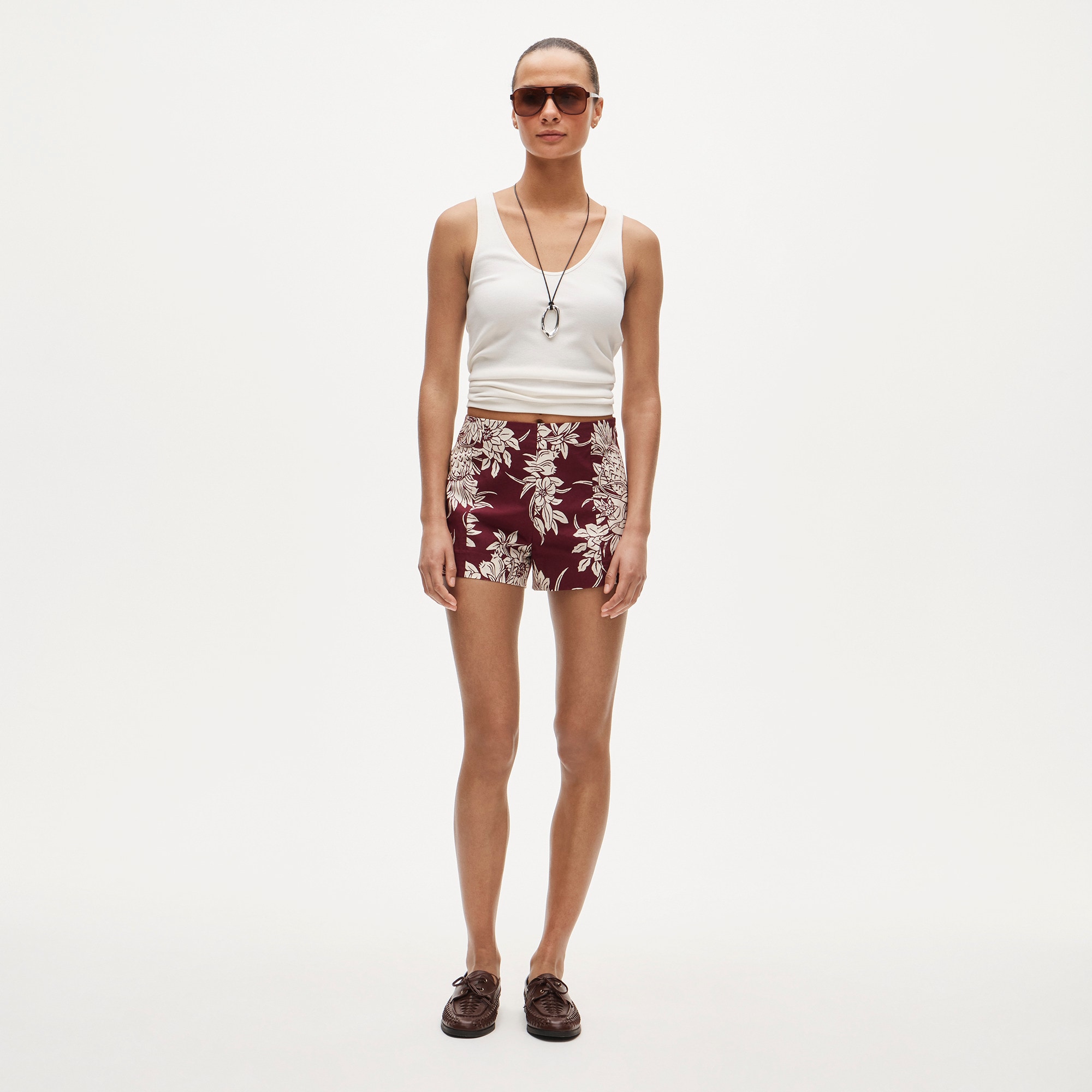 Perfect rib V-neck tank top