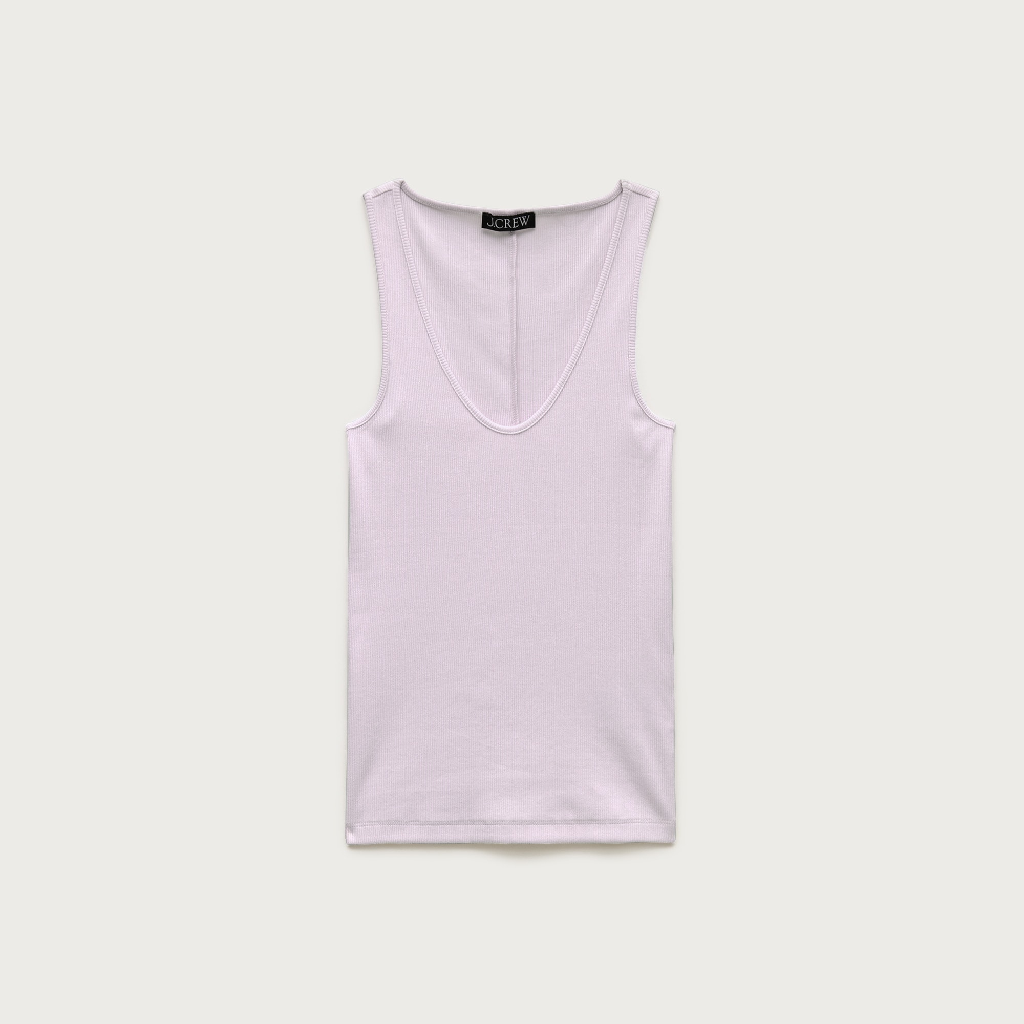 Perfect rib V-neck tank top
