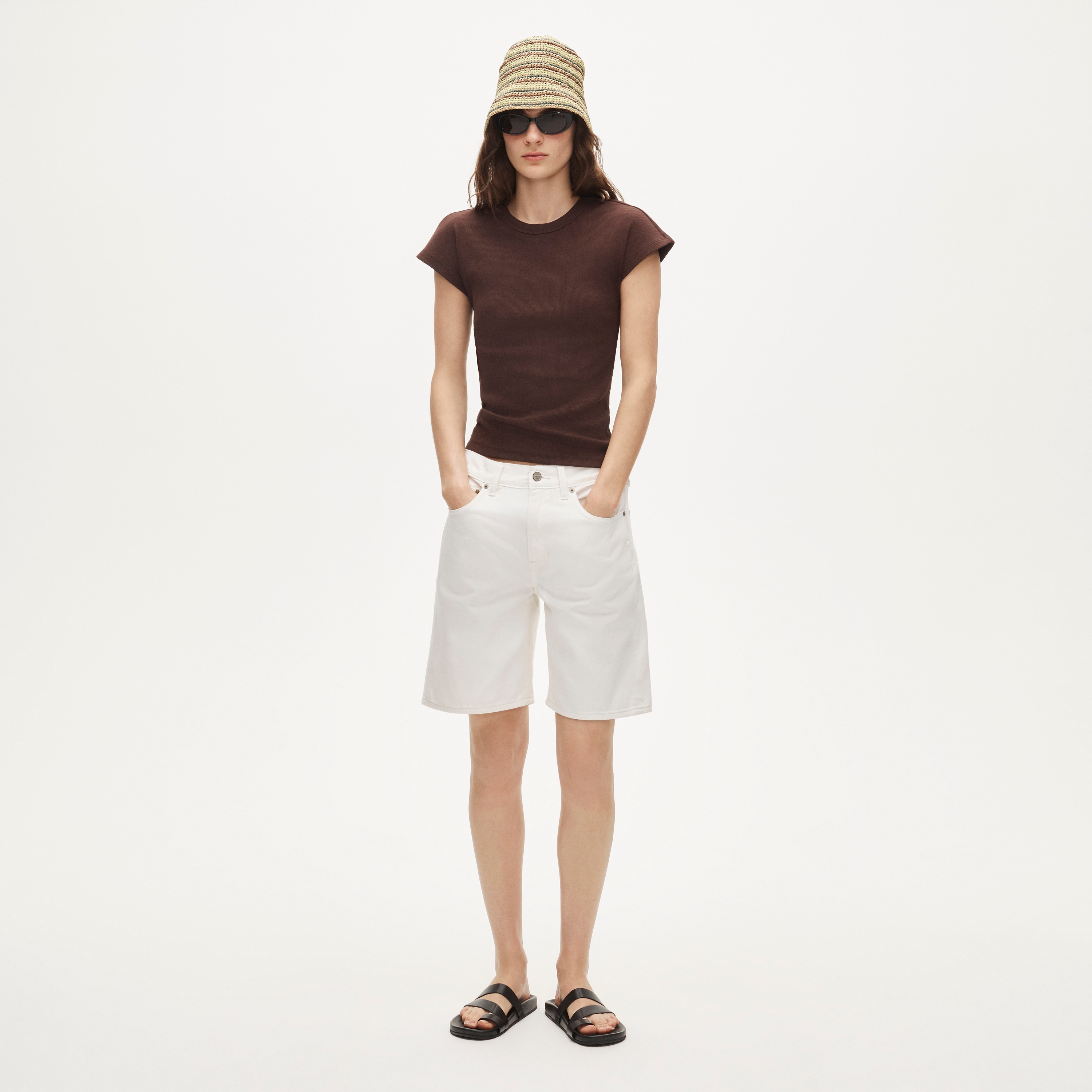 Perfect rib dolman-sleeve T-shirt - thumbnail 2