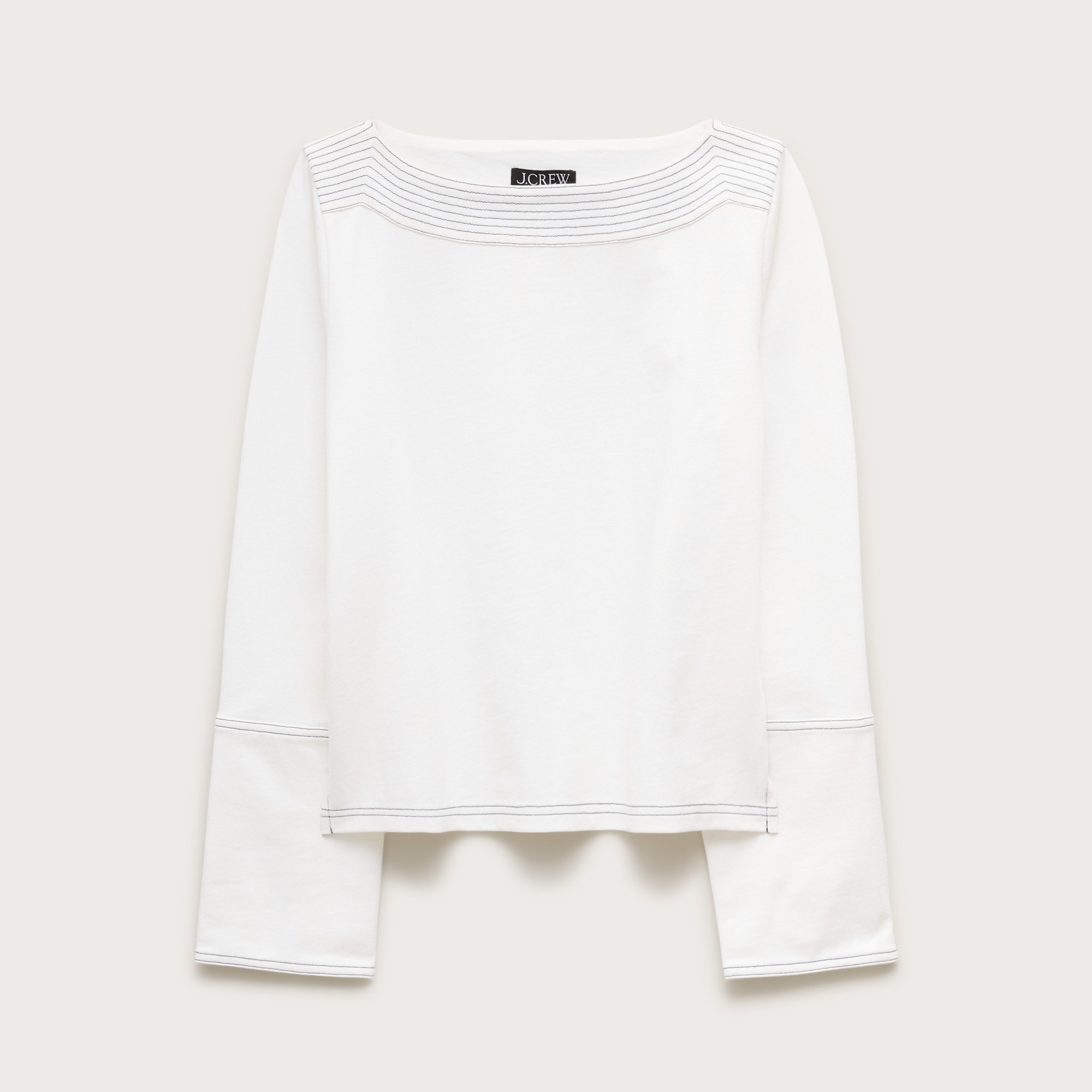 Mariner jersey contrast-stitch long-sleeve shirt from J.Crew - $89.50