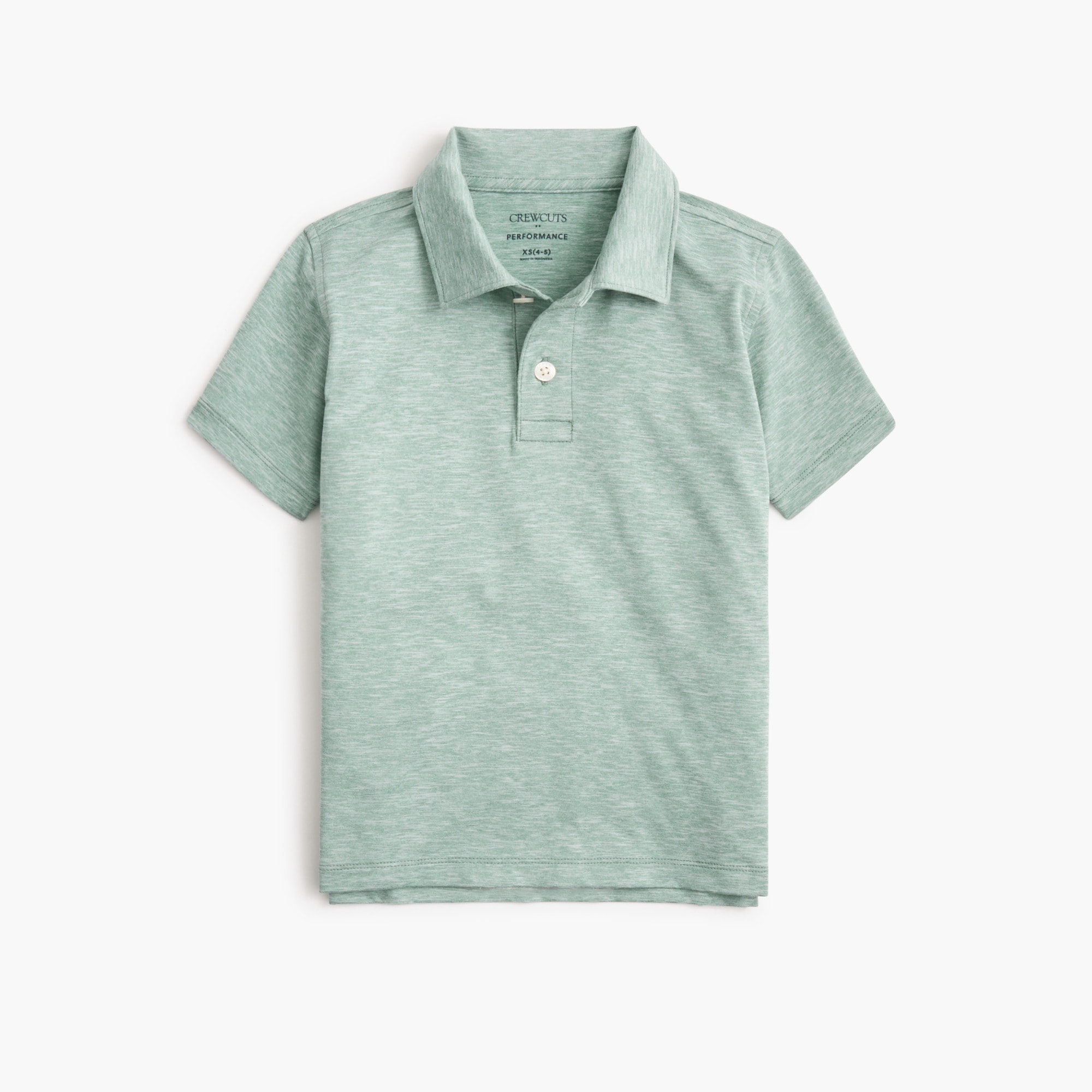 boys' performance polo shirt for boys