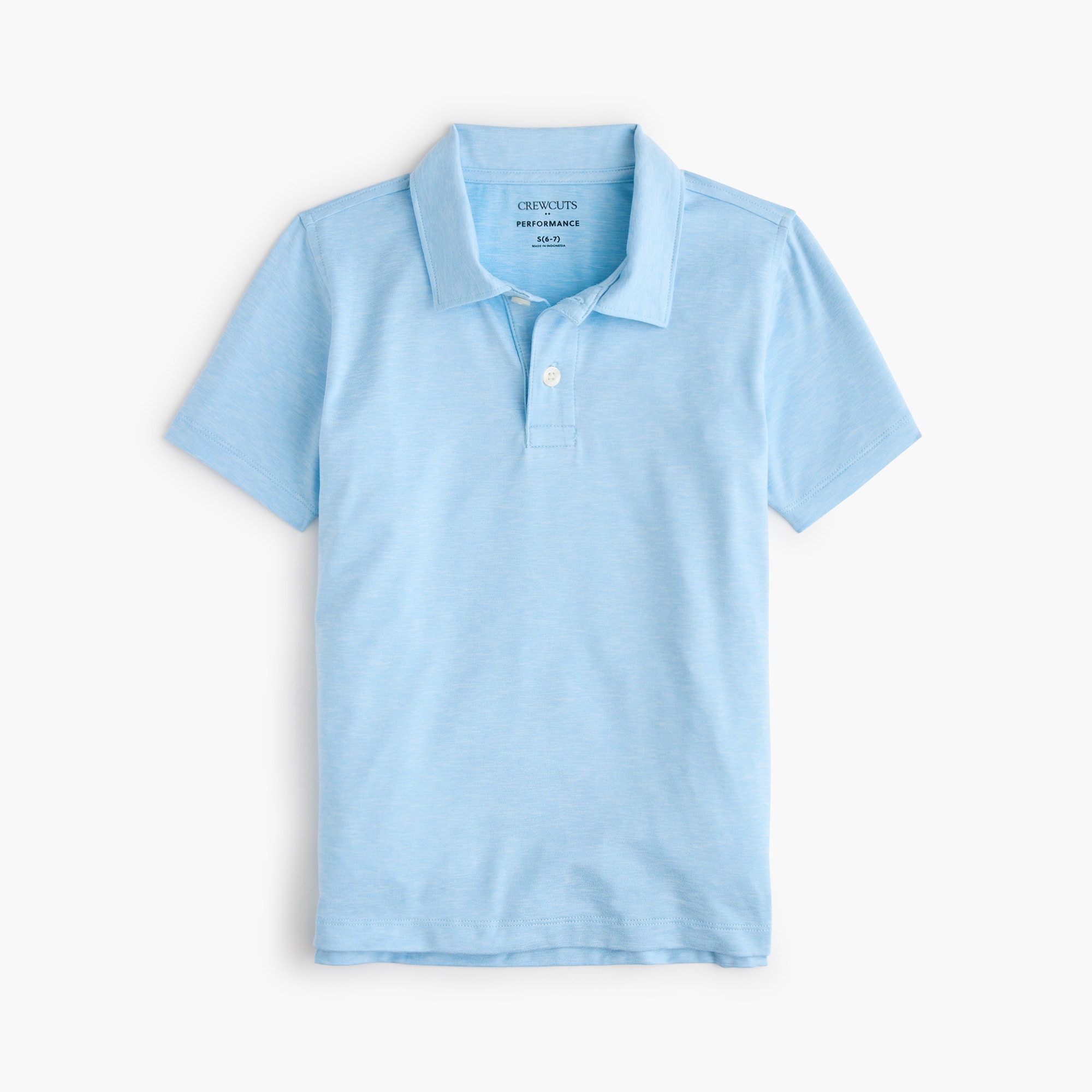 boys' performance polo shirt for boys
