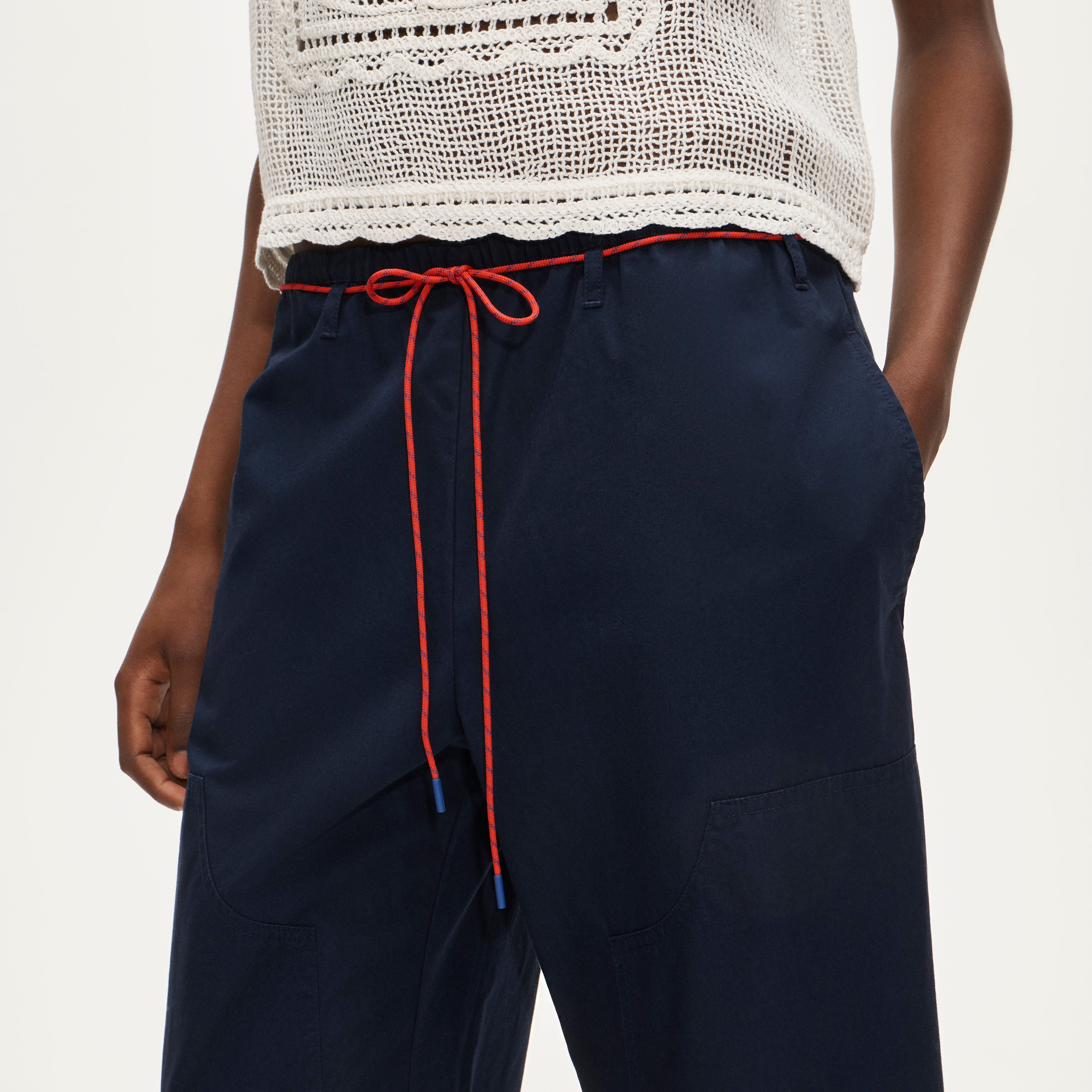 Luna pant with removable paracord