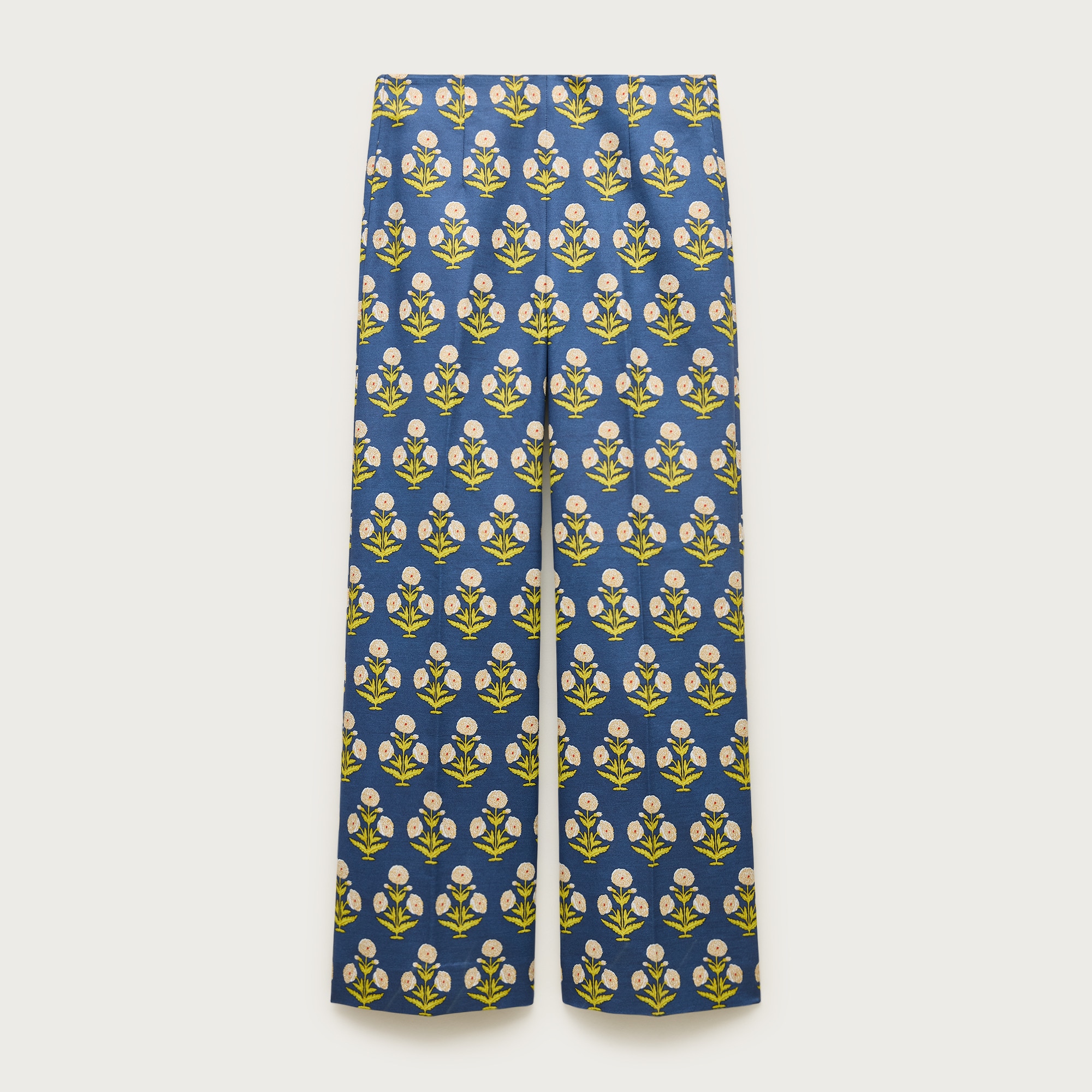 Rori Pant In Marigold Block Print For Women | J.Crew