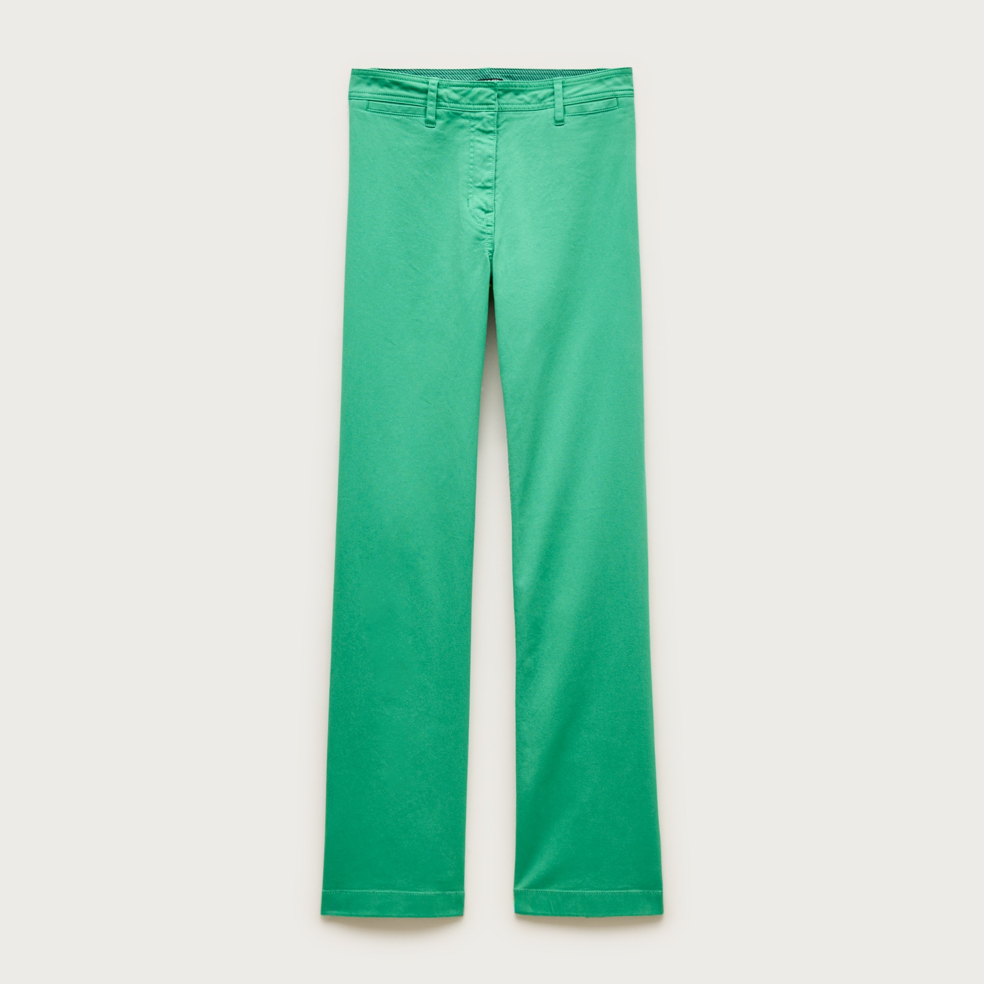 Wide-leg trouser in chino