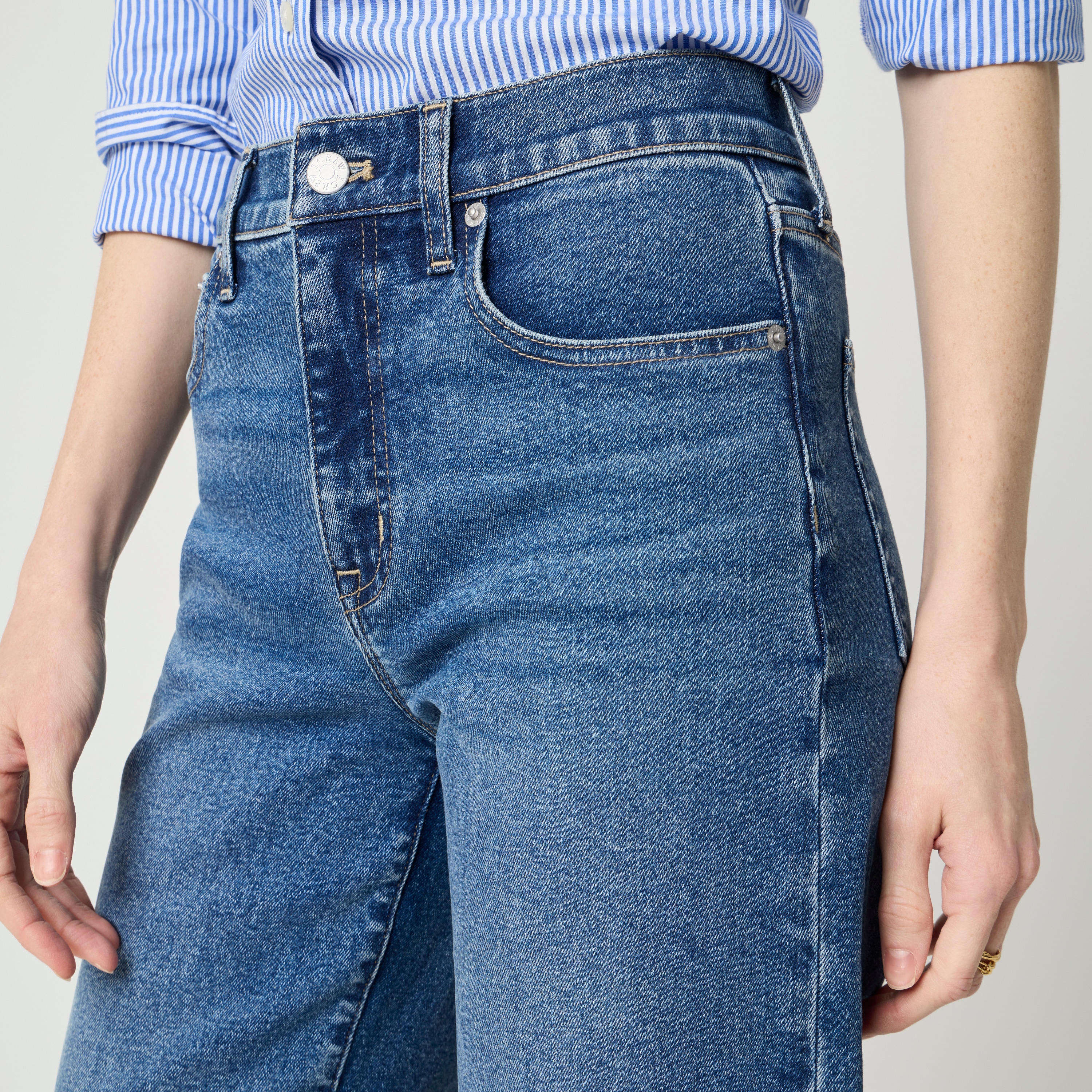 Tall slim wide-leg jean signature stretch