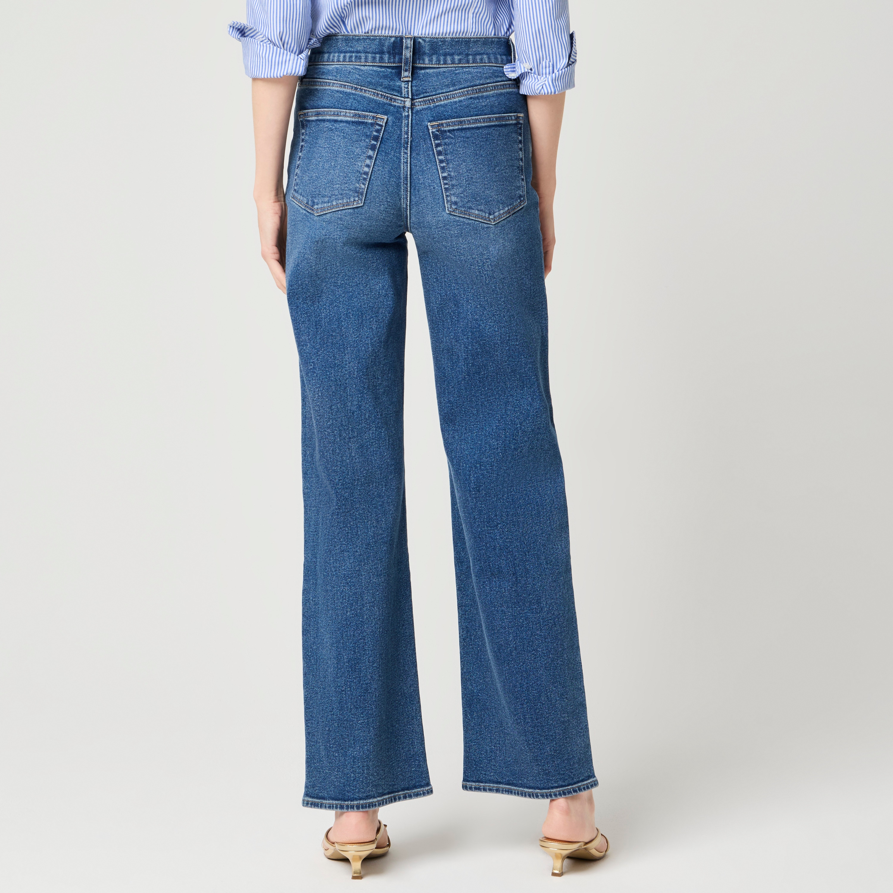 Tall slim wide-leg jean in signature stretch