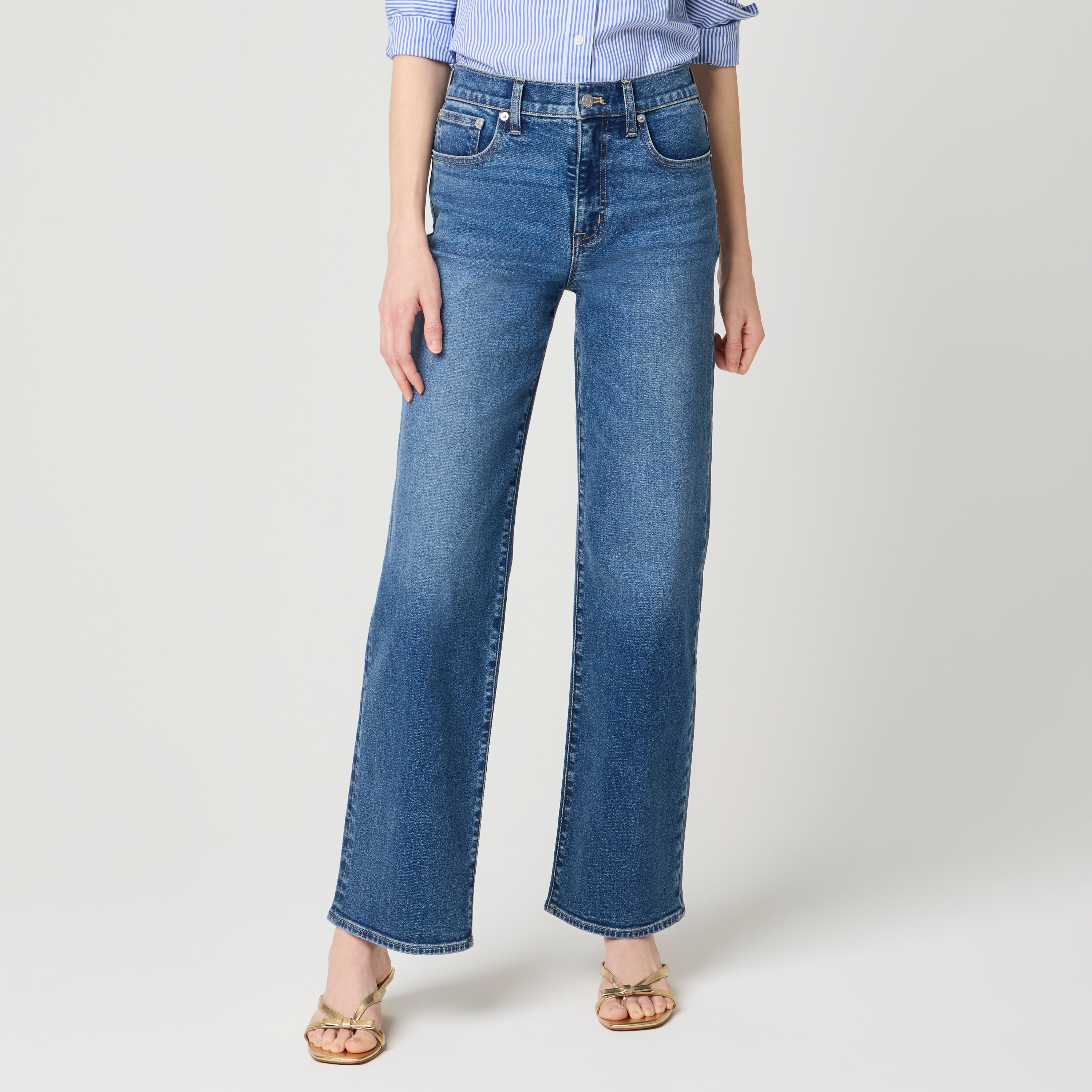 Tall slim wide-leg jean signature stretch