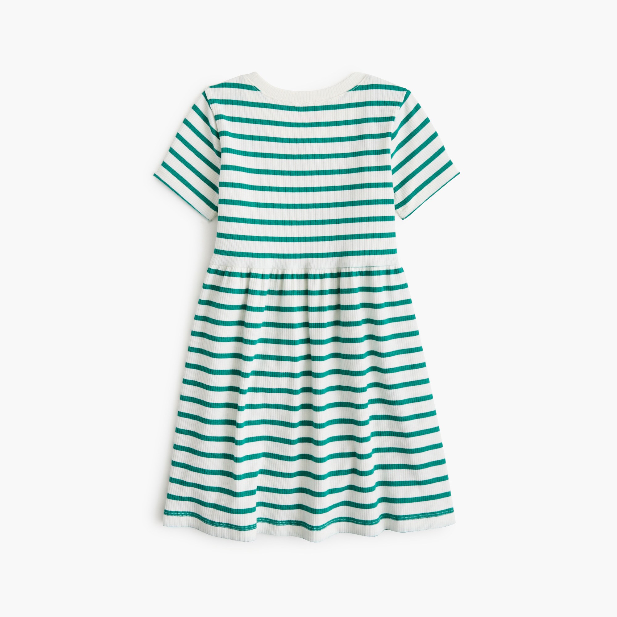 girls ribbed dress Girls' Printed Ribbed Dress For Girls