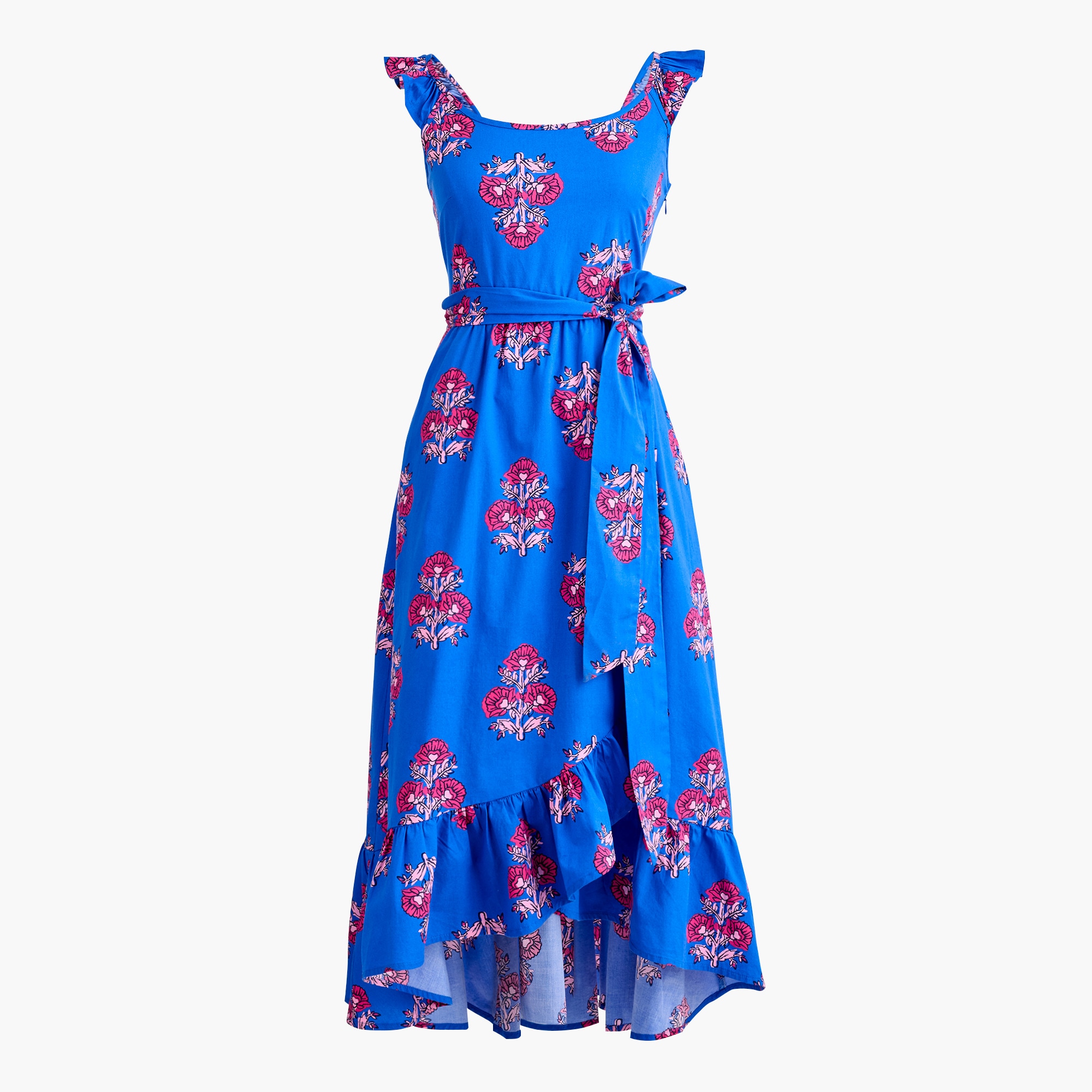 Tie-waist wrap dress