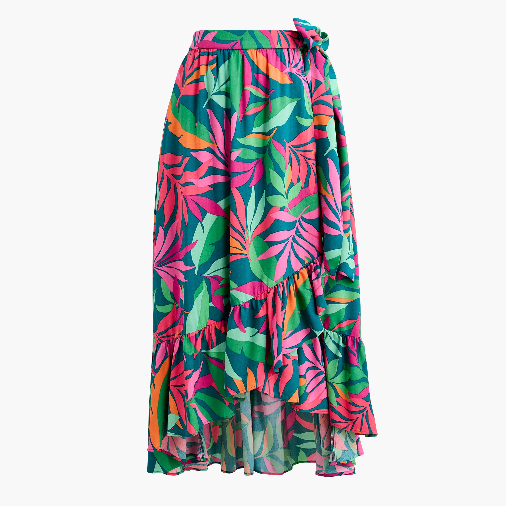 Midi wrap skirt