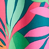 Poplin midi wrap skirt VIVID JADE MULTI