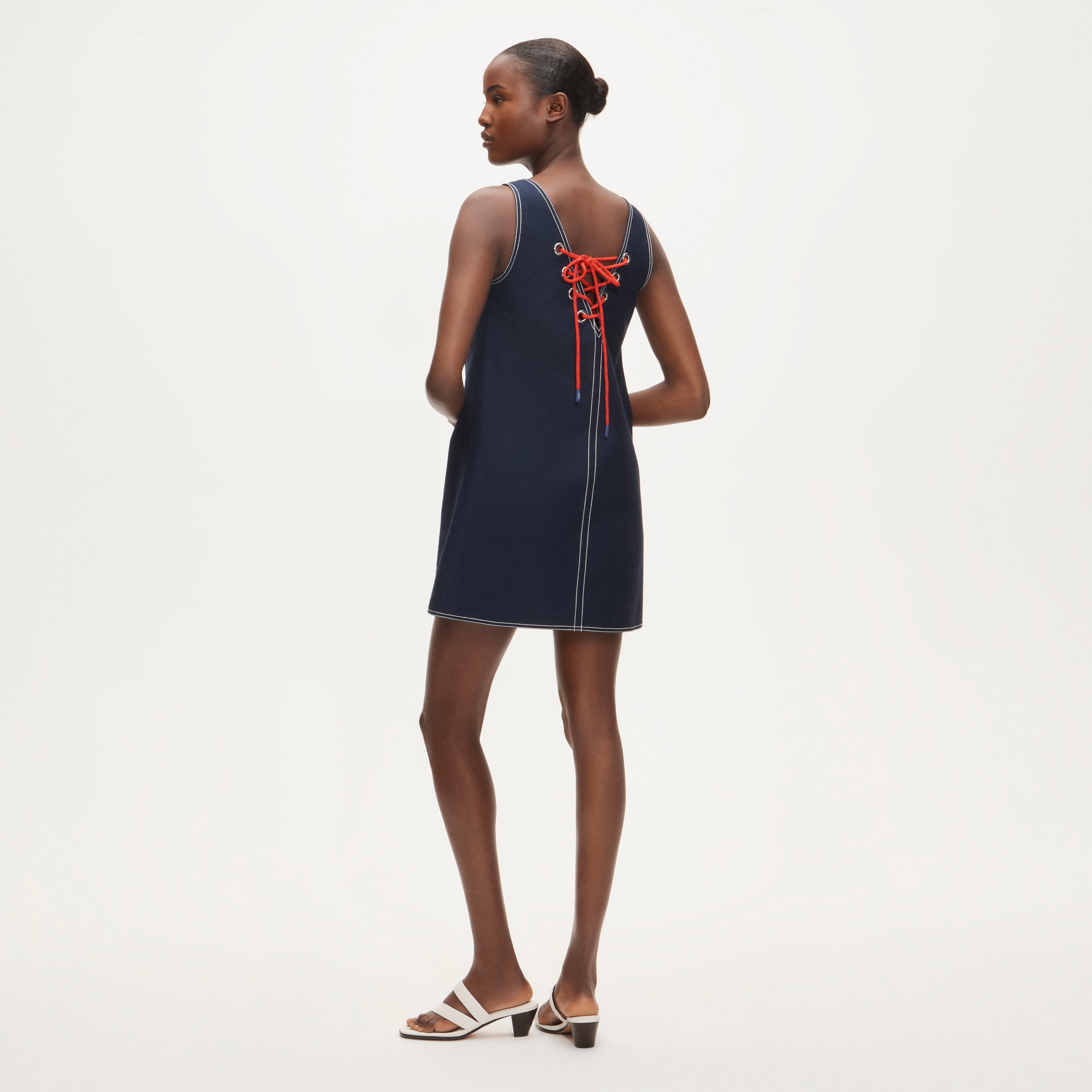 Billie dress in double cotton poplin