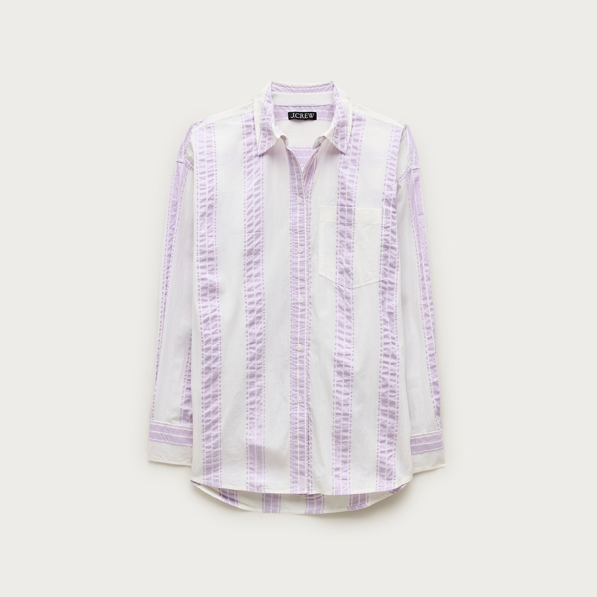 Étienne oversized shirt in dobby stripe from J.Crew - $143