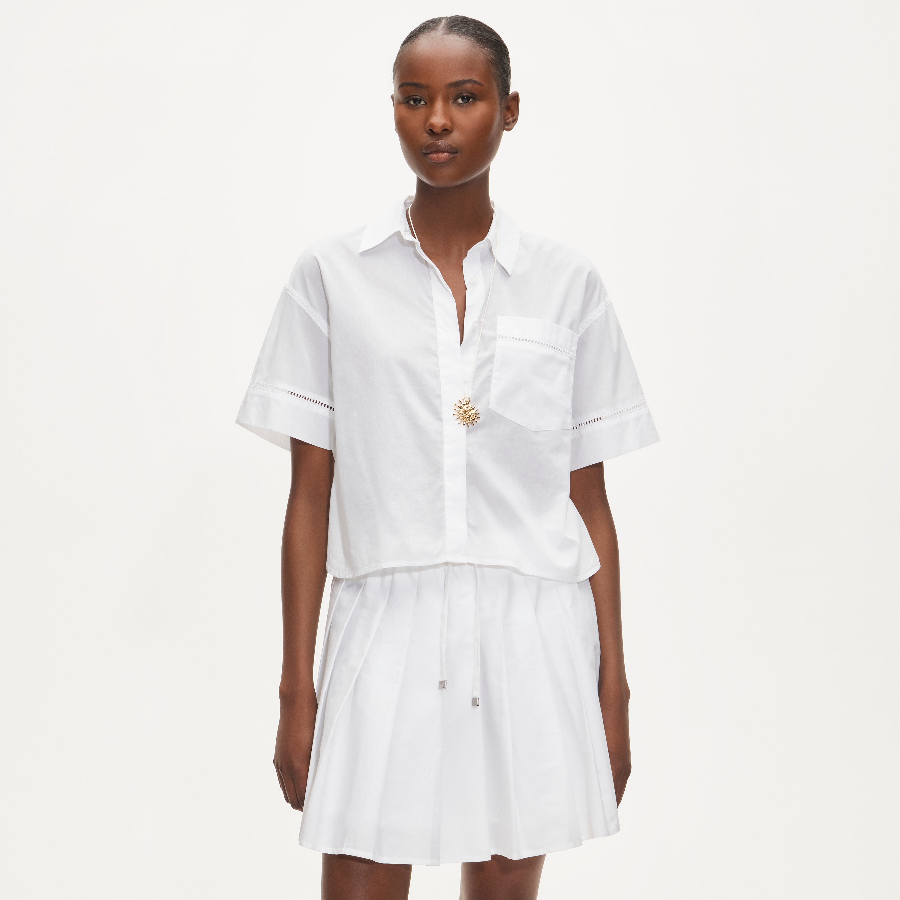 Smocked Puff-sleeve Top In Eyelet For Women | J.Crew