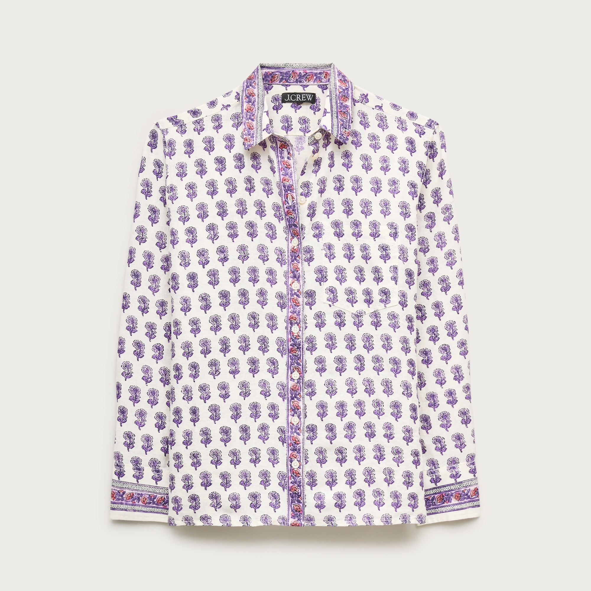 Garçon Classic Shirt In Baird McNutt Irish Linen For Women | J.Crew